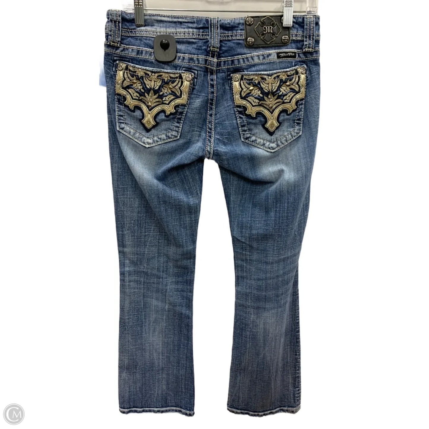Jeans Boot Cut By Miss Me In Blue Denim, Size: 8
