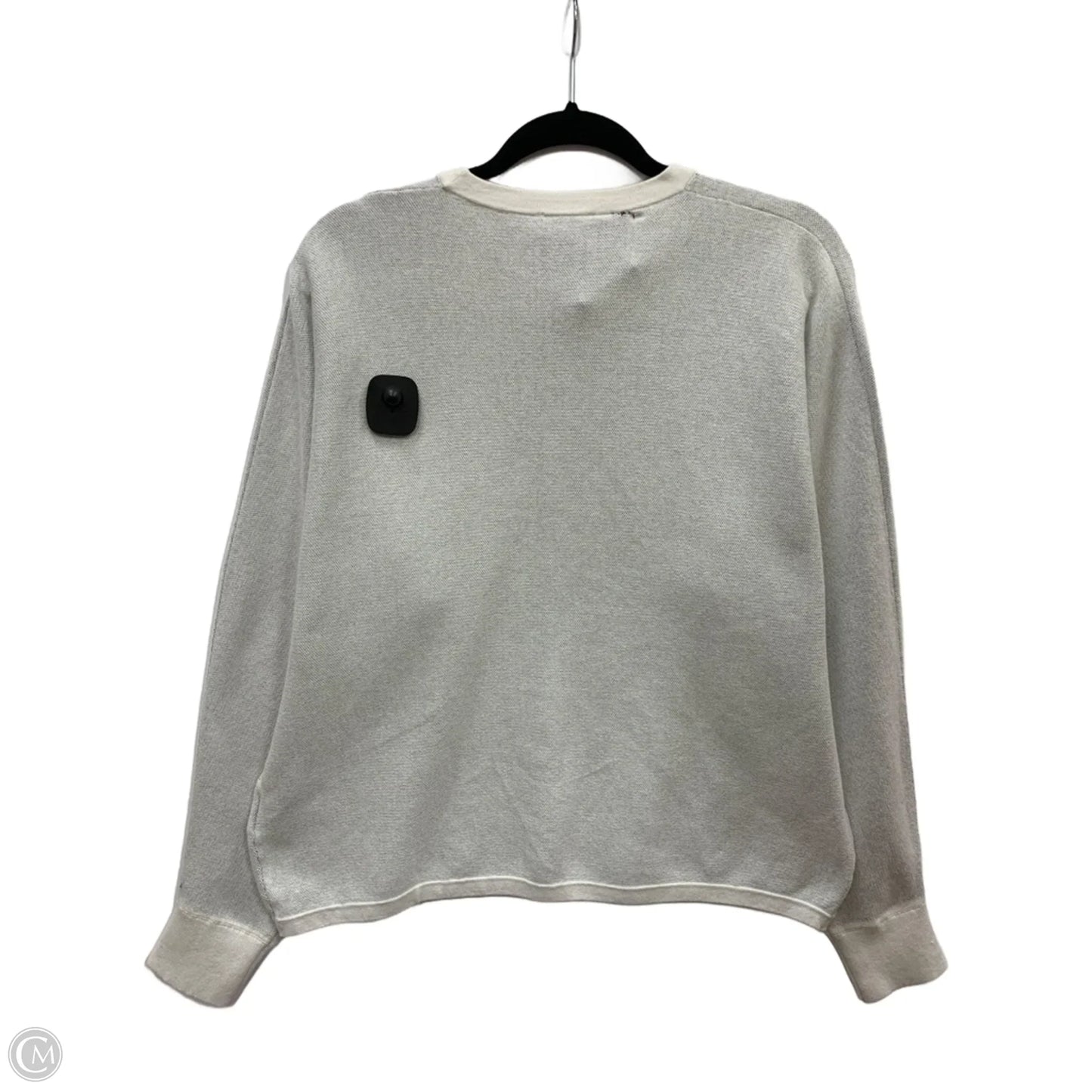 Sweater By Calvin Klein In Black & White, Size: M