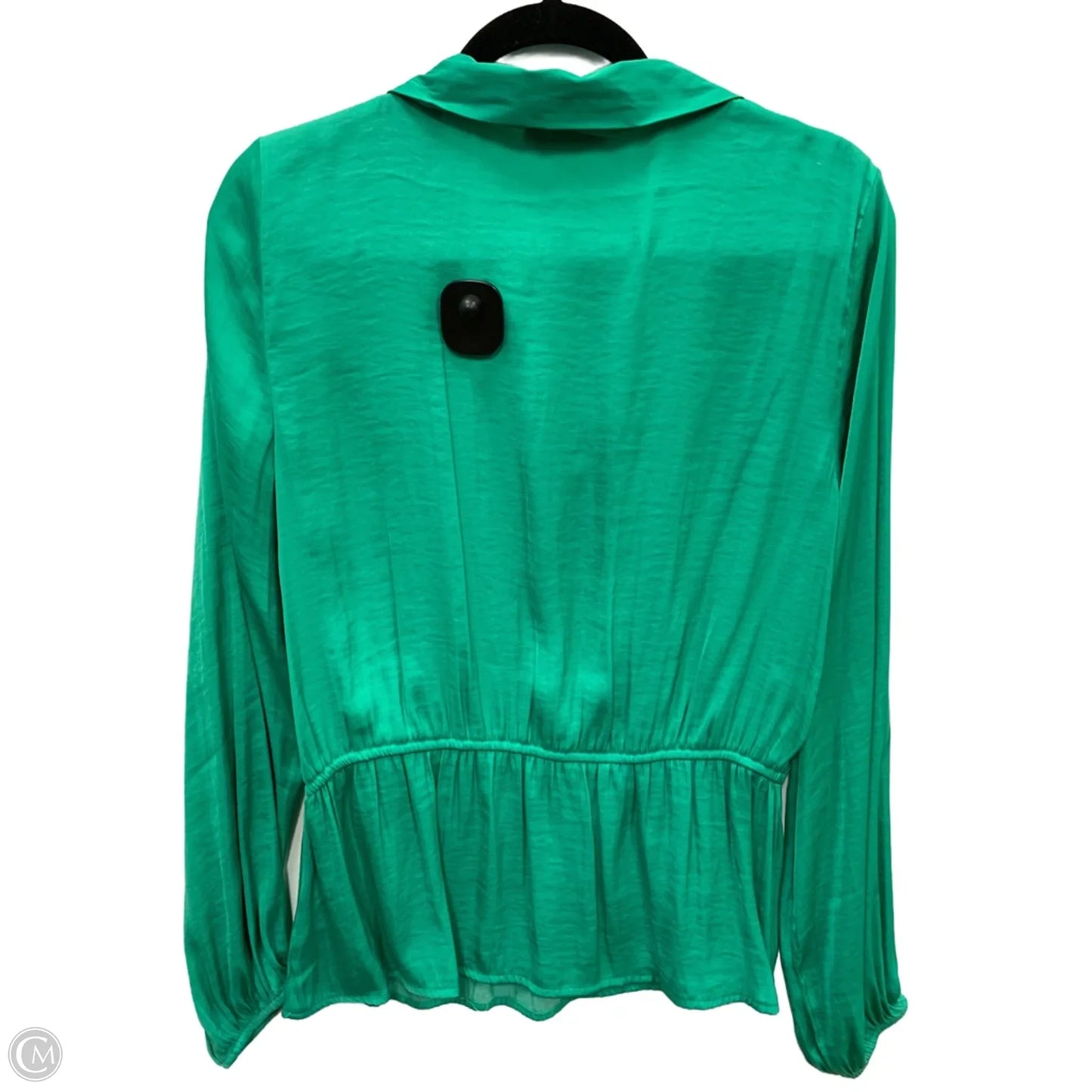 Top Long Sleeve By Calligraphie In Green, Size: L