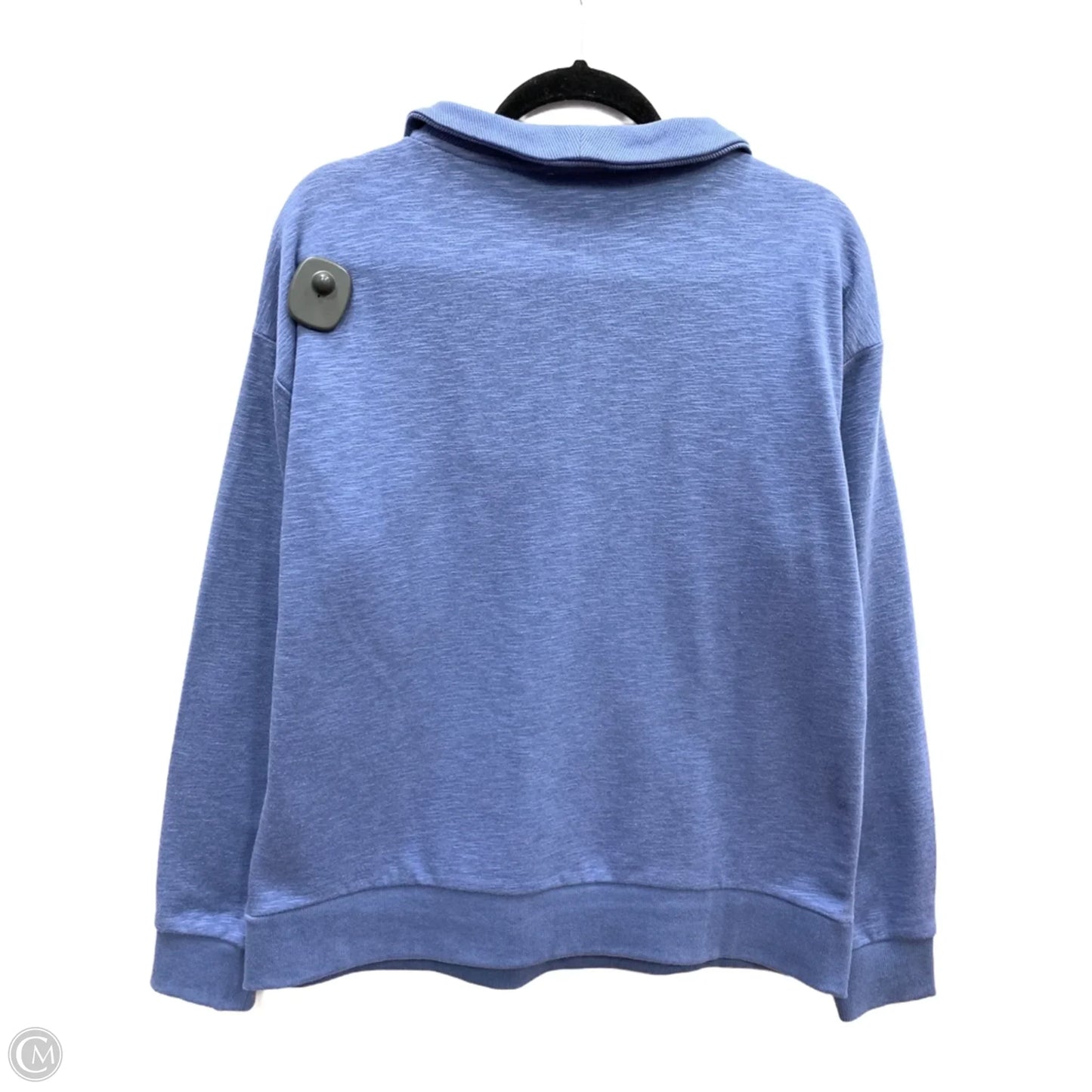 Sweatshirt Collar By Kinesis In Blue, Size: L