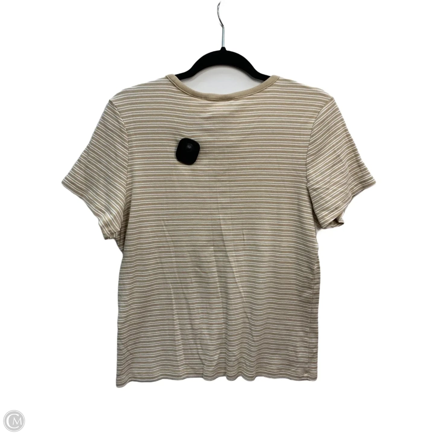 Top Short Sleeve By Levis In Striped Pattern, Size: Xxl