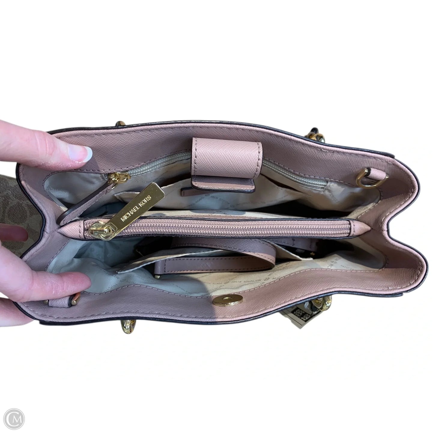 Handbag Designer By Michael Kors, Size: Medium