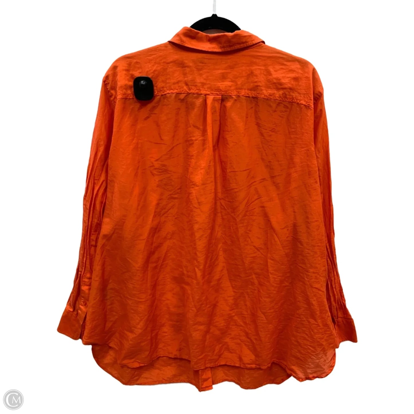 Top Long Sleeve By Lauren By Ralph Lauren In Orange, Size: 3x