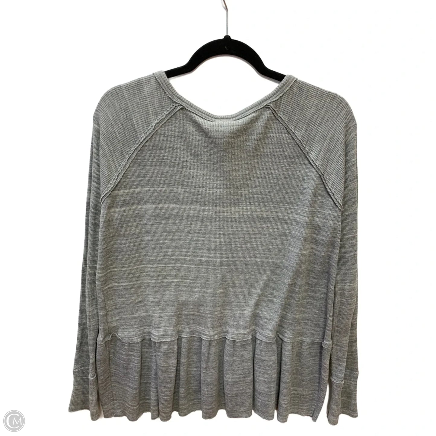 Top Long Sleeve By We The Free In Grey, Size: Xs