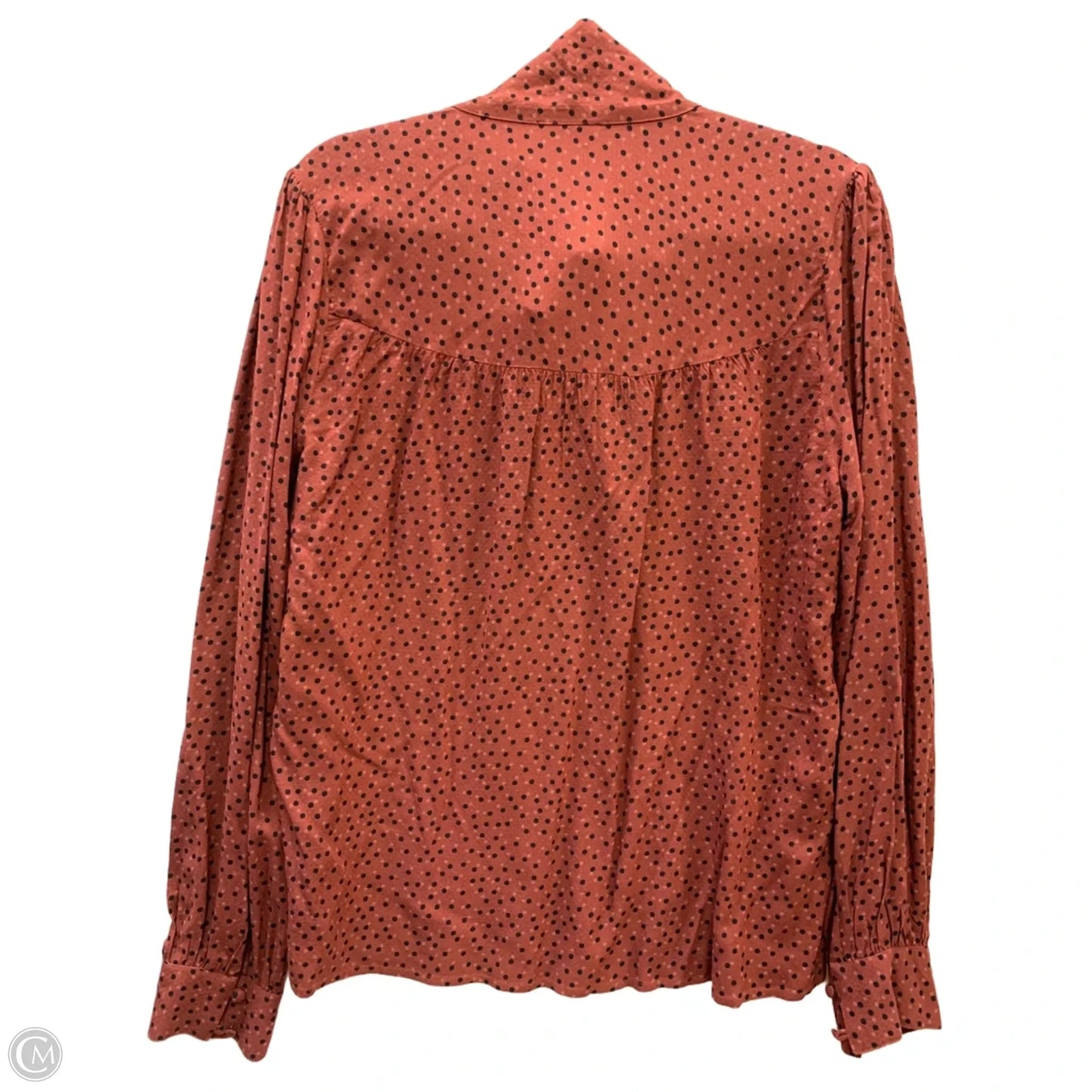 Top Long Sleeve By Paige In Red, Size: L