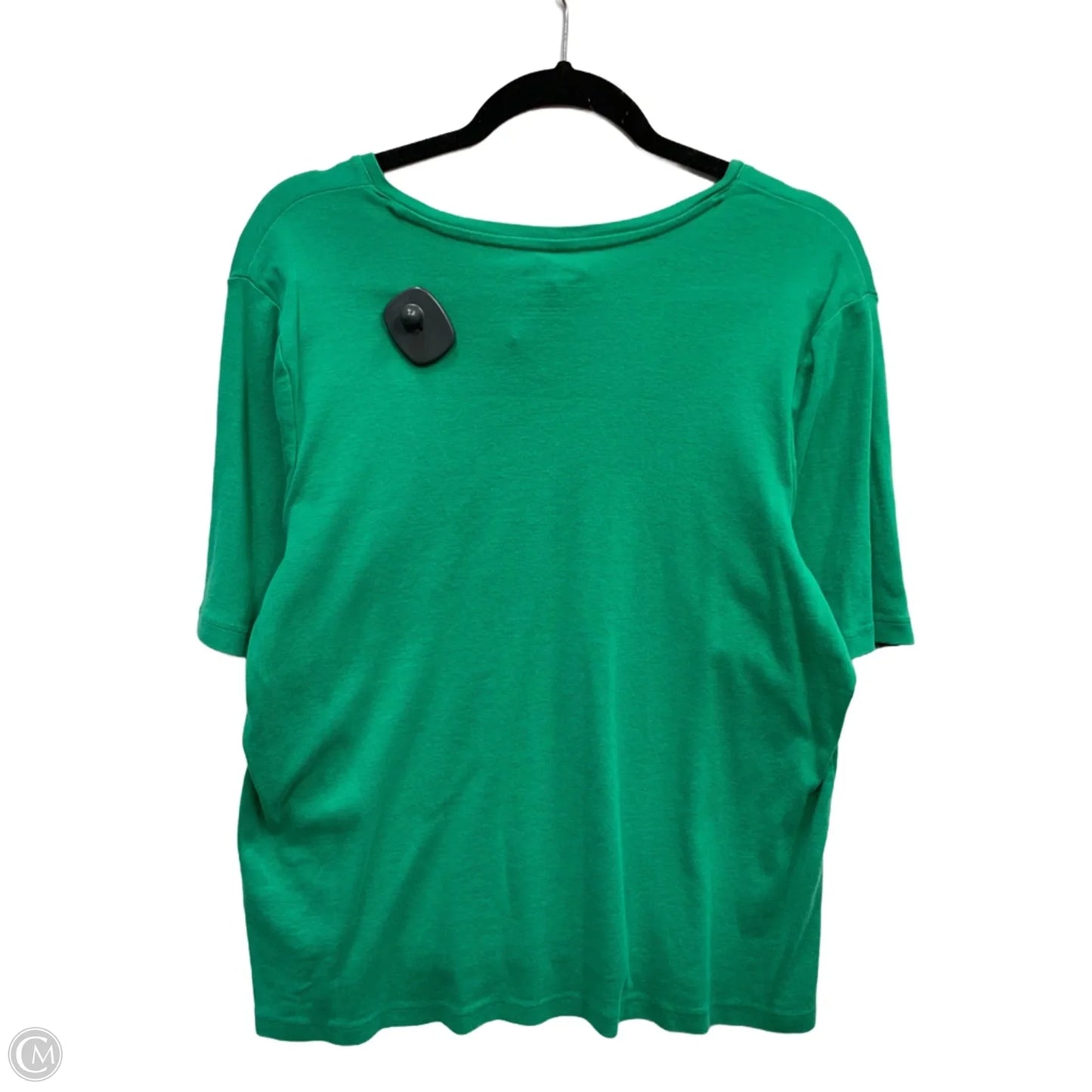Top Short Sleeve Basic By Chicos In Green, Size: 26