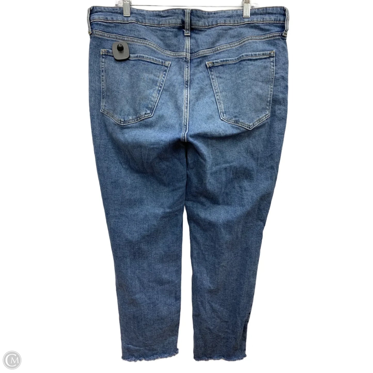 Jeans Cropped By Old Navy In Blue Denim, Size: 16
