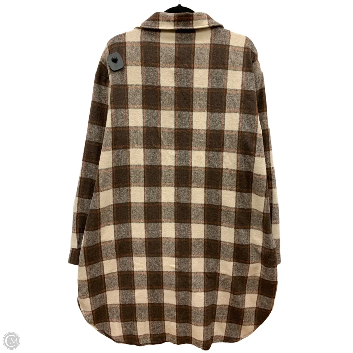 Coat Peacoat By Zyia In Brown, Size: 3x