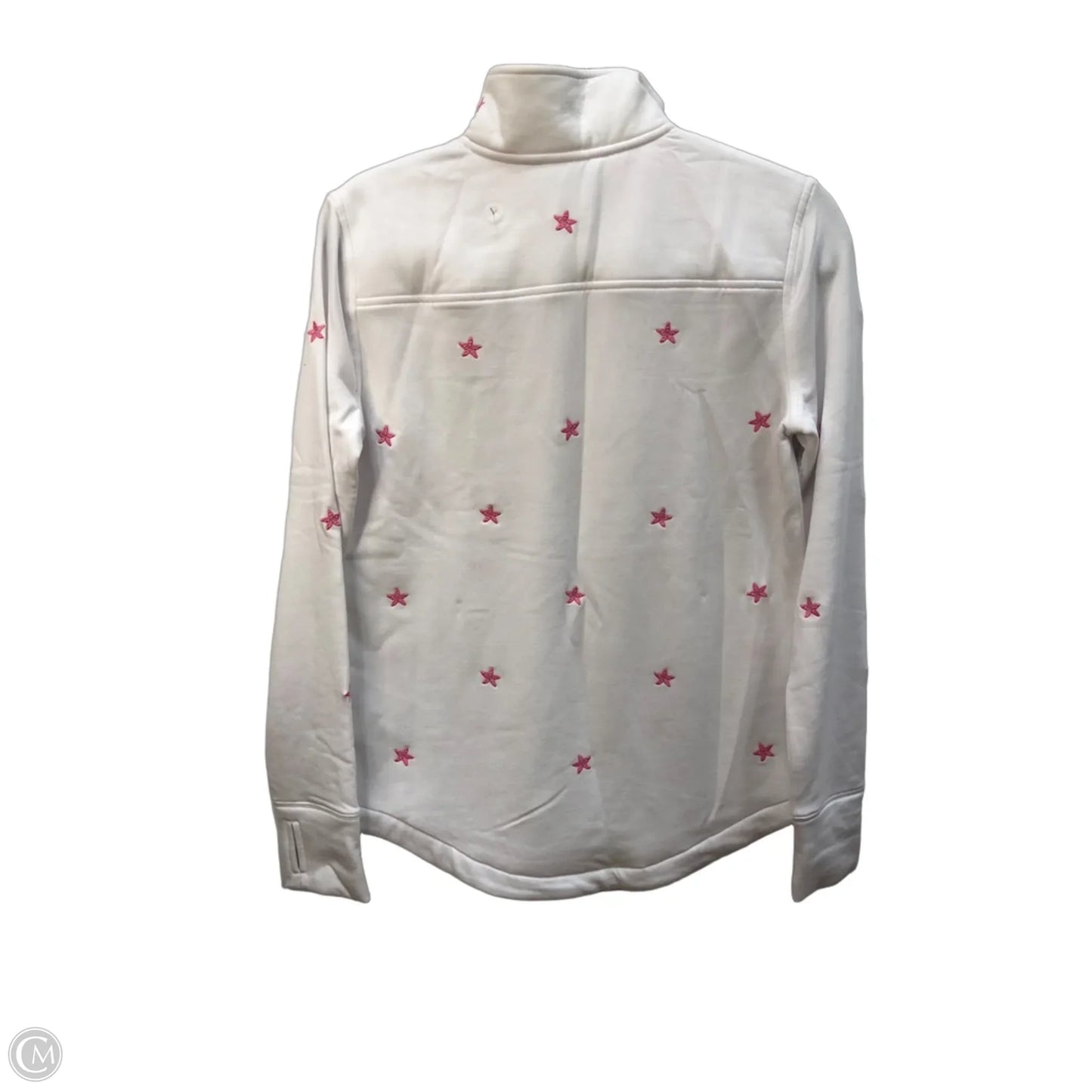 Sweatshirt Collar By Vineyard Vines In White, Size: Xs