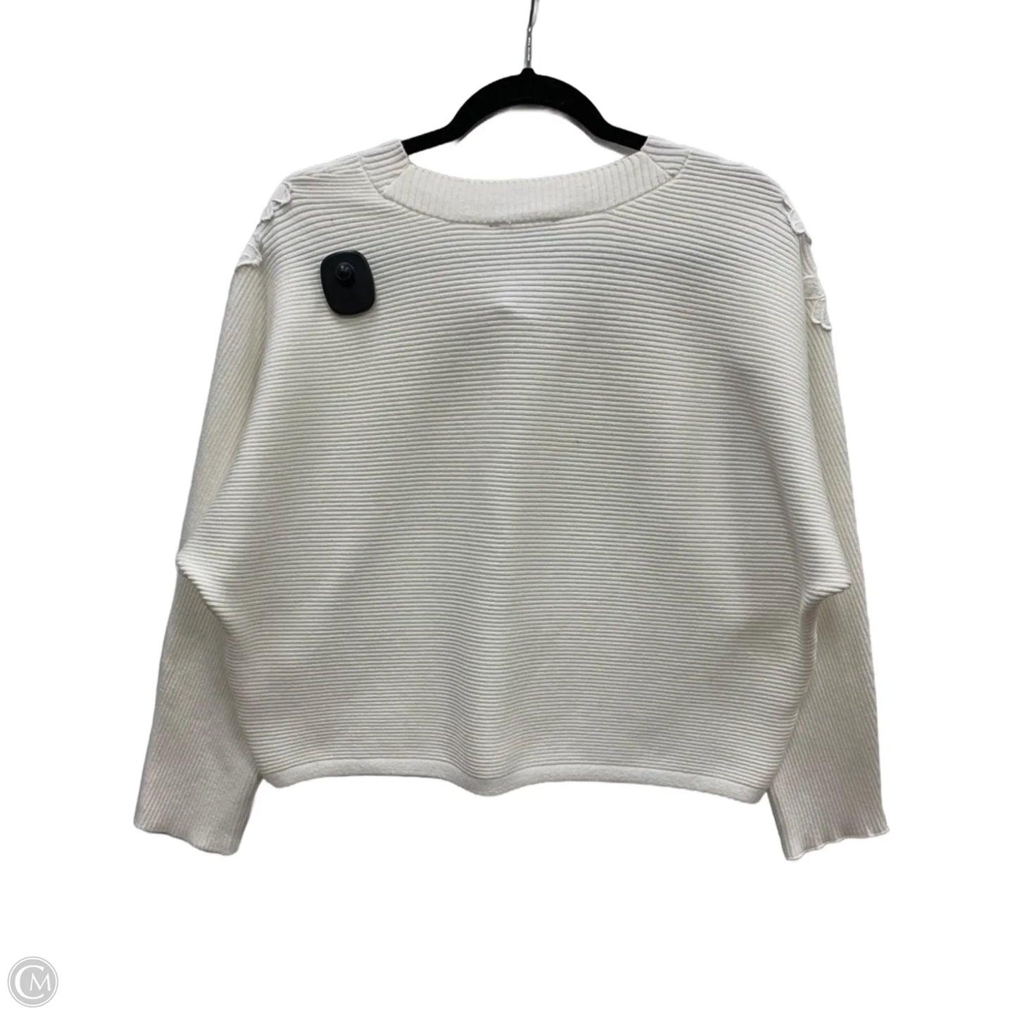 Sweater By Ann Taylor In Cream, Size: L
