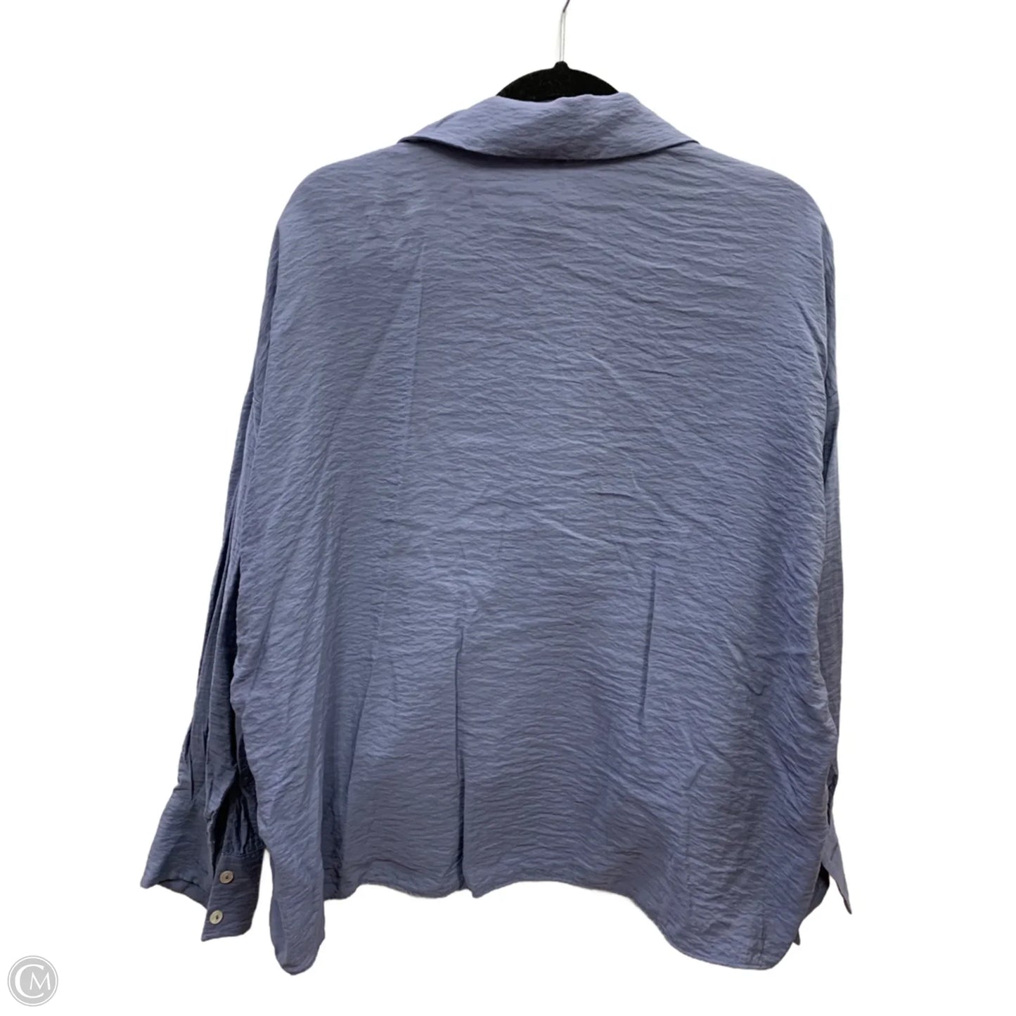 Top Long Sleeve By Anthropologie In Blue, Size: M