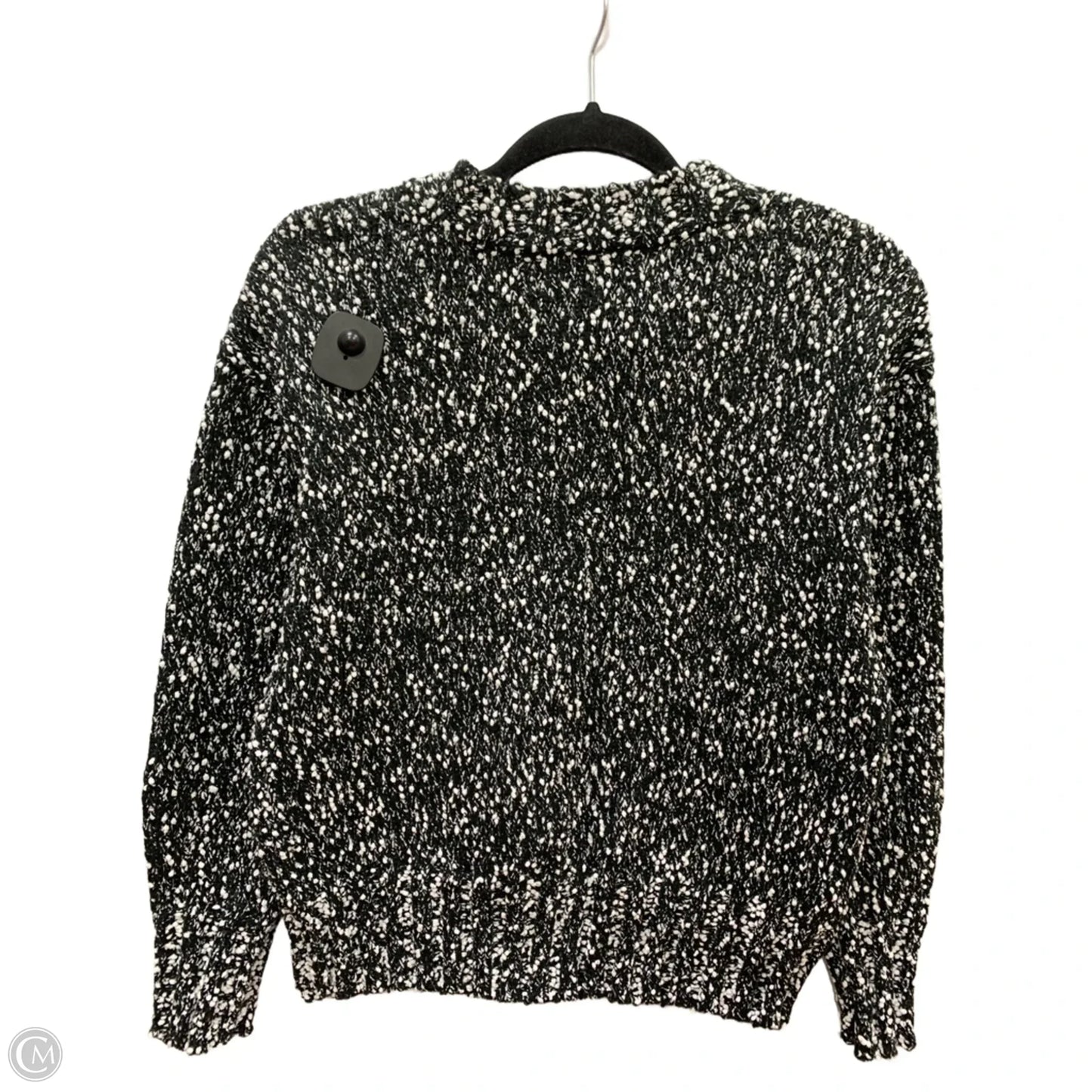 Sweater By Loft In Black & White, Size: M