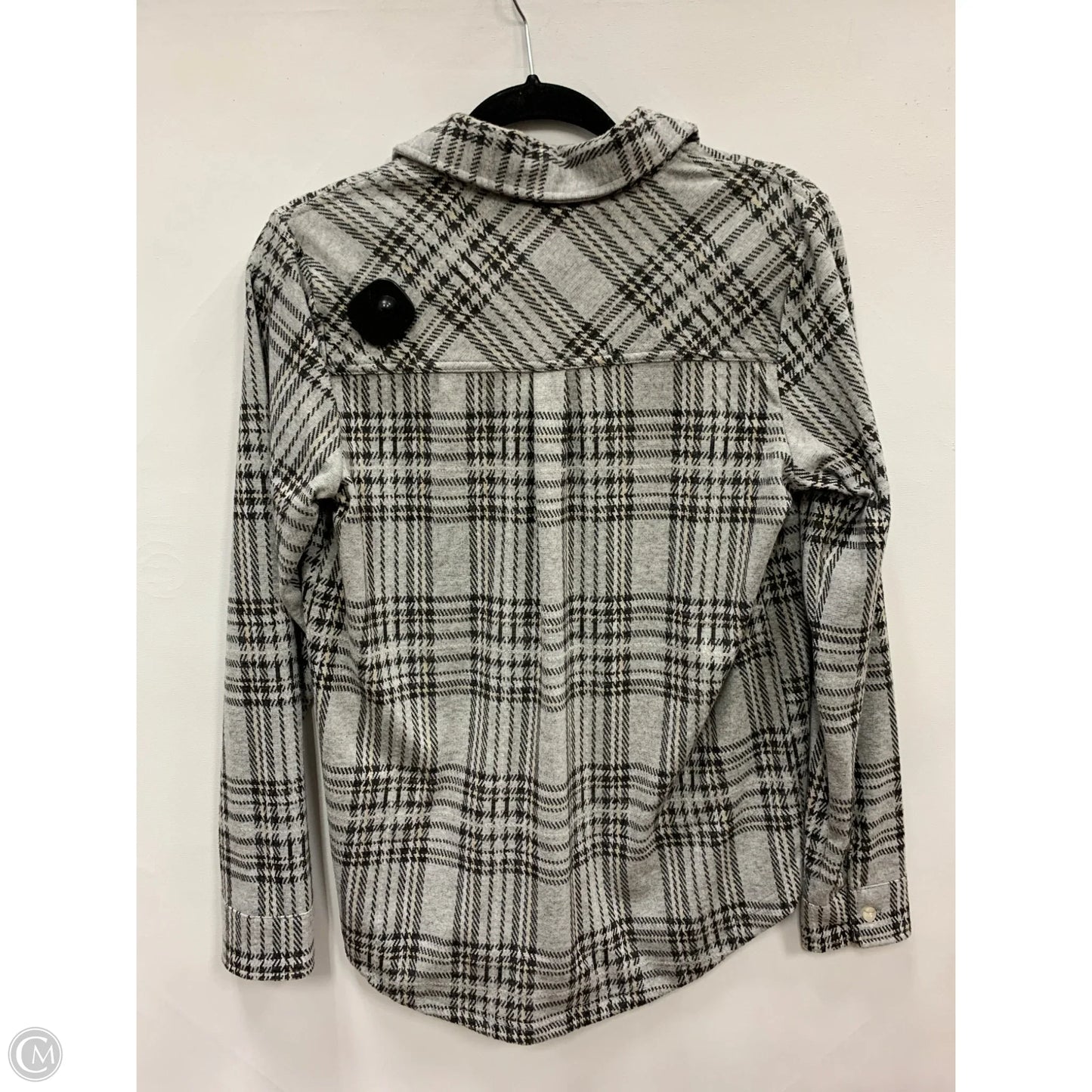 Jacket Shirt By Altard State In Grey, Size: S