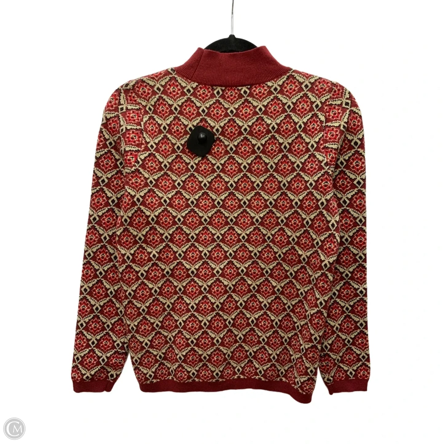 Sweater By Ann Taylor In Gold & Red, Size: Sp