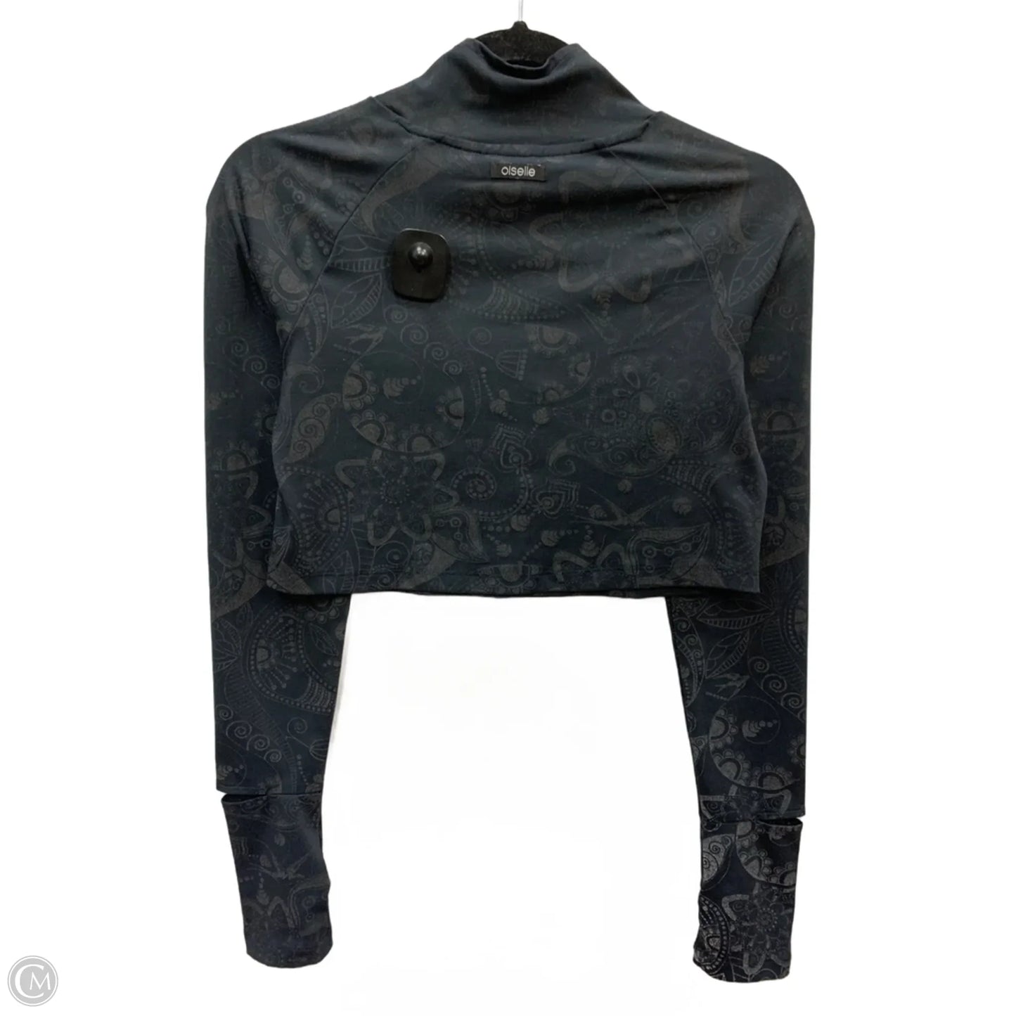 Athletic Top Long Sleeve Crewneck By Clothes Mentor In Black, Size: S