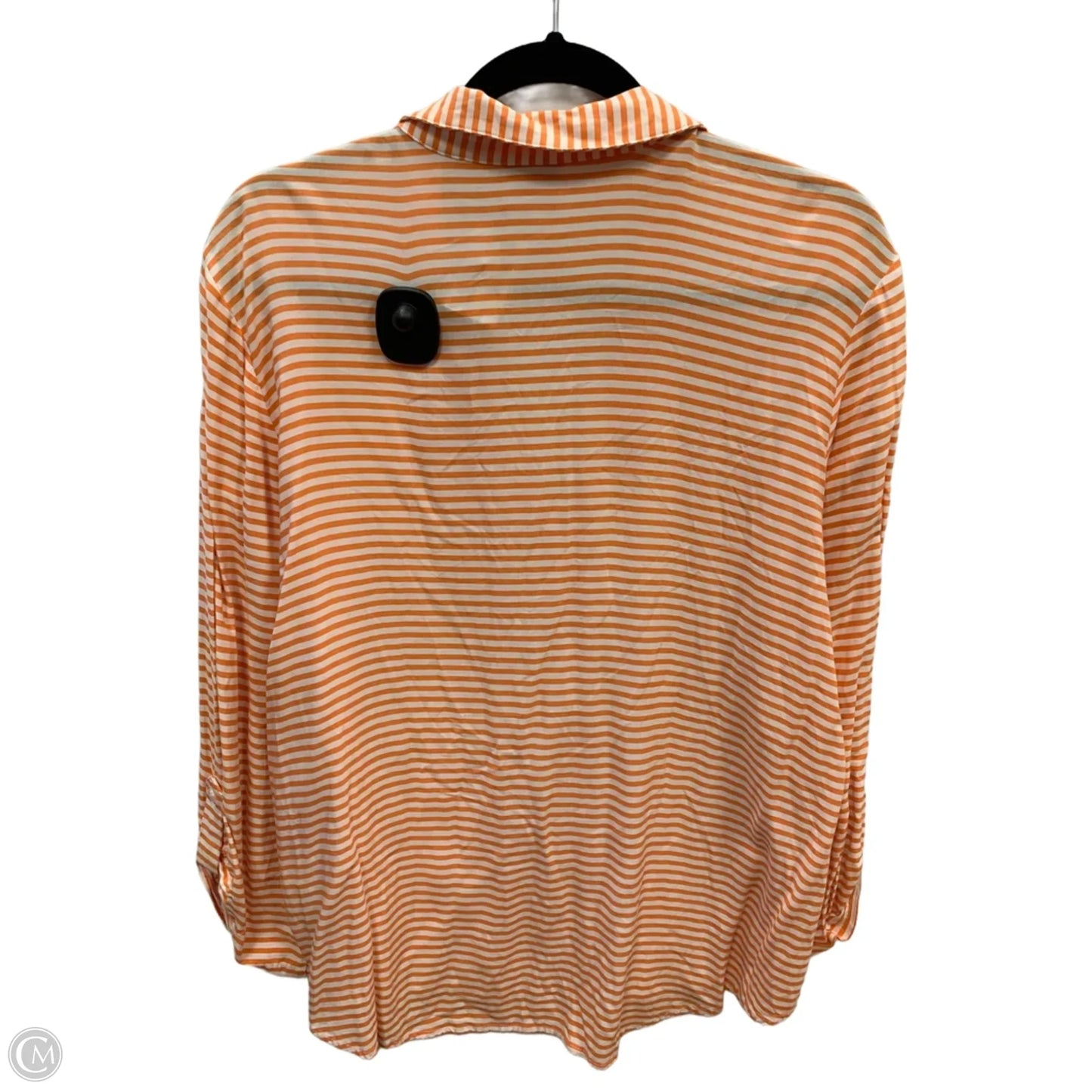 Top Long Sleeve By Chicos In Orange, Size: 16