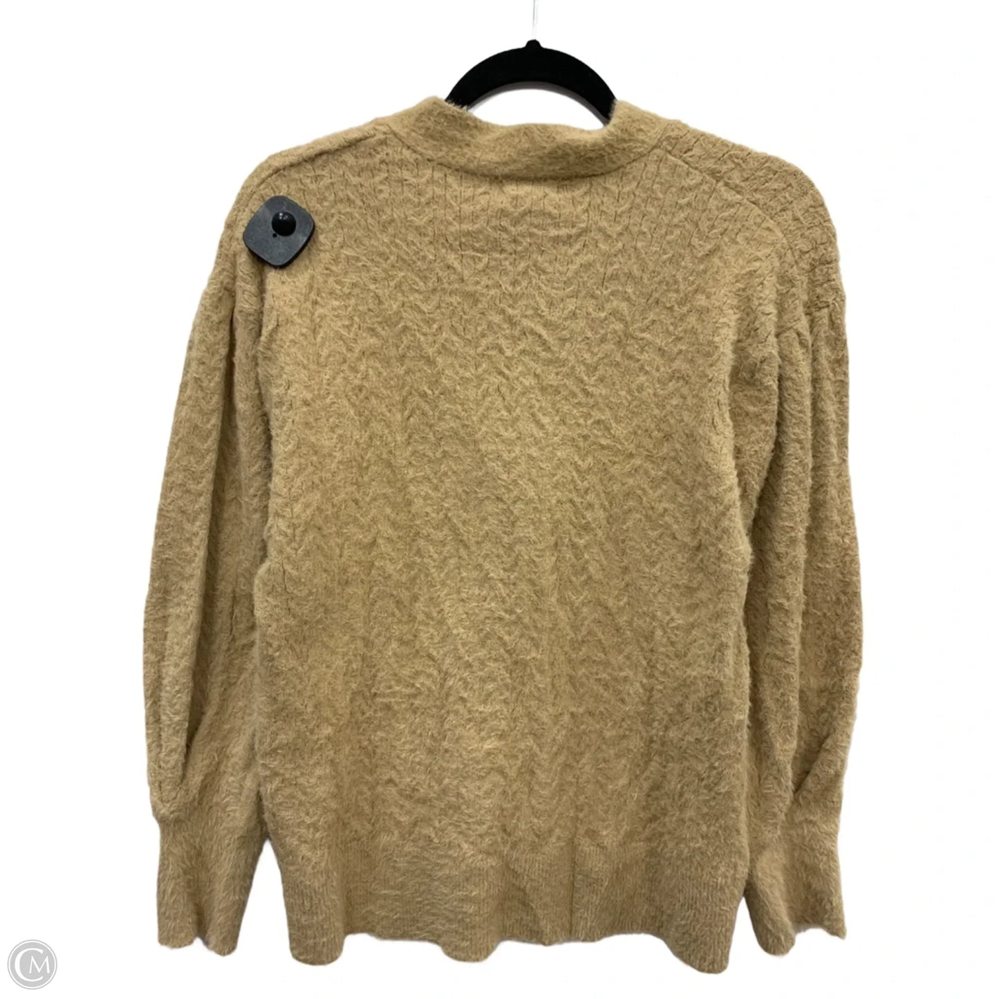 Cardigan By Clothes Mentor In Tan, Size: L