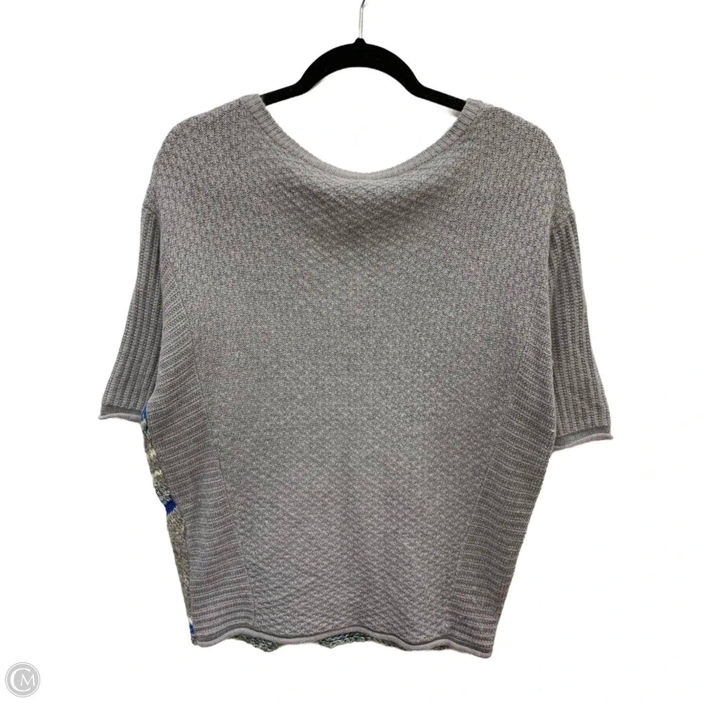Sweater Short Sleeve By Free People In Grey, Size: S