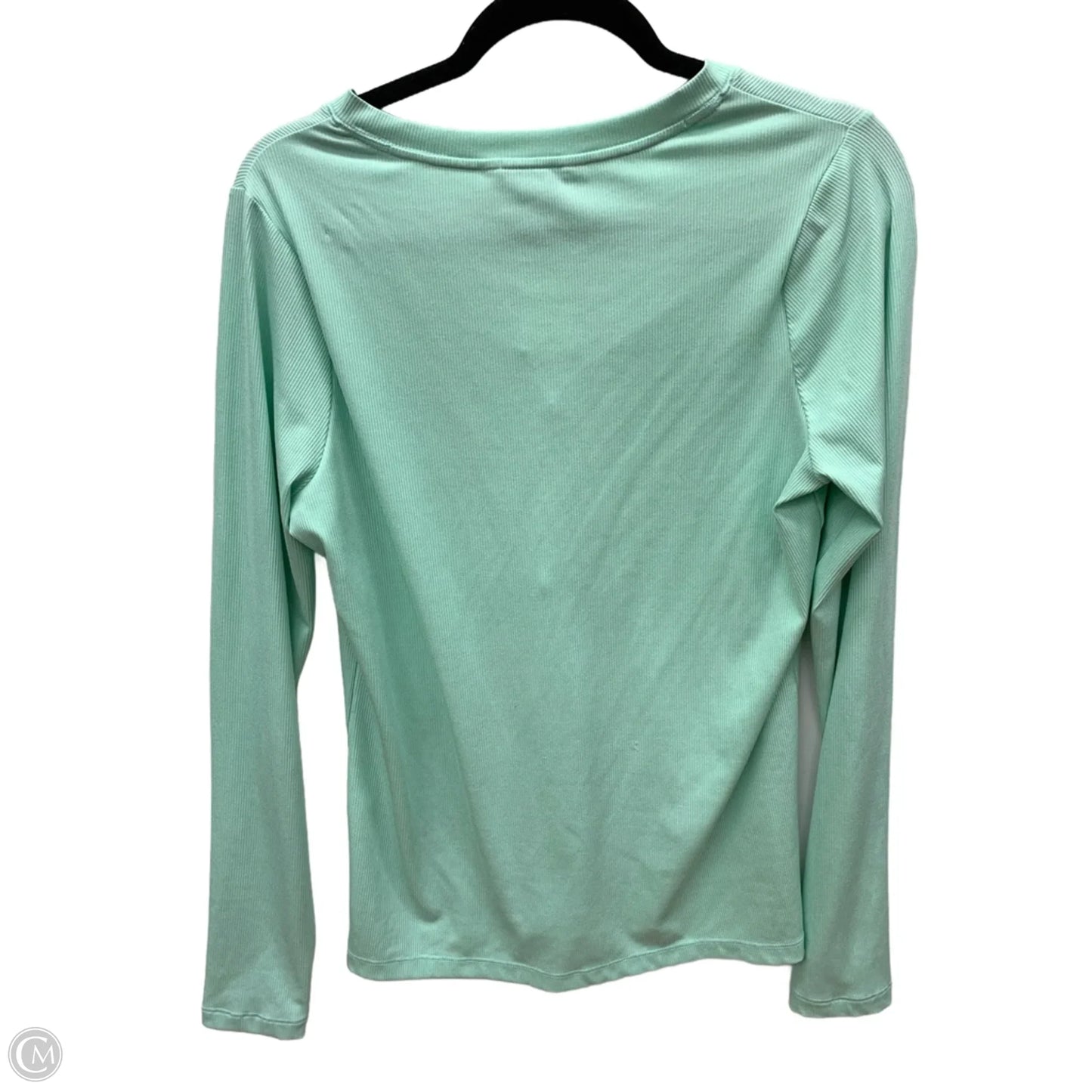 Athletic Top Long Sleeve Crewneck By Athleta In Green, Size: L