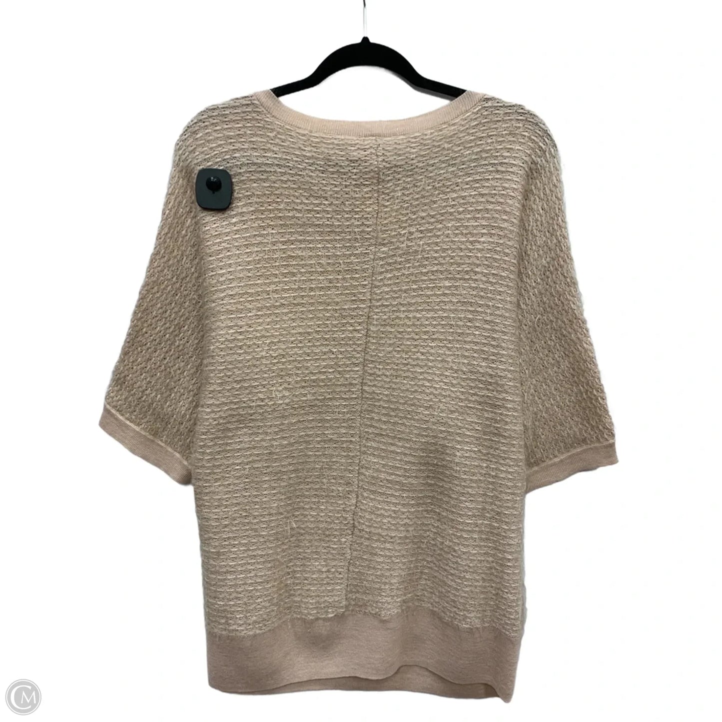 Sweater Short Sleeve By Chicos In Pink, Size: 12