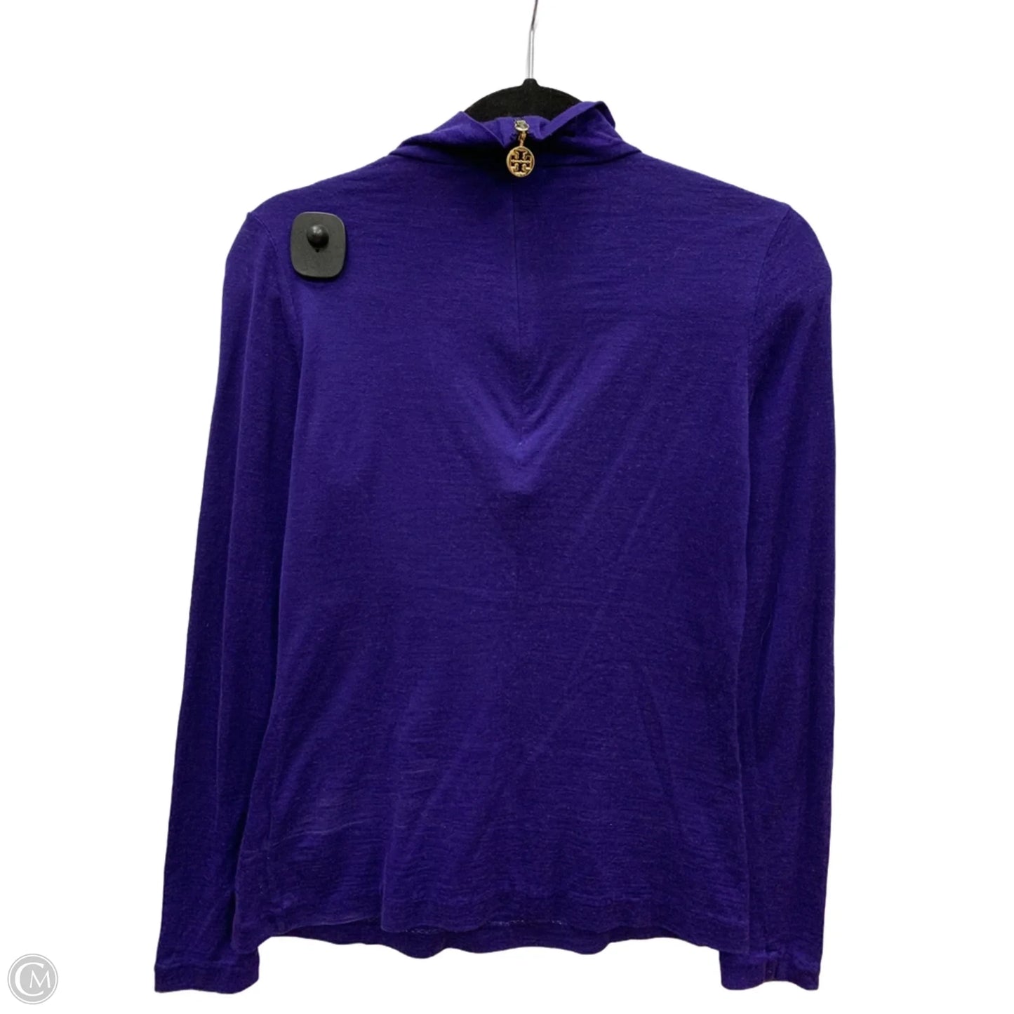 Top Long Sleeve Designer By Tory Burch In Purple, Size: S