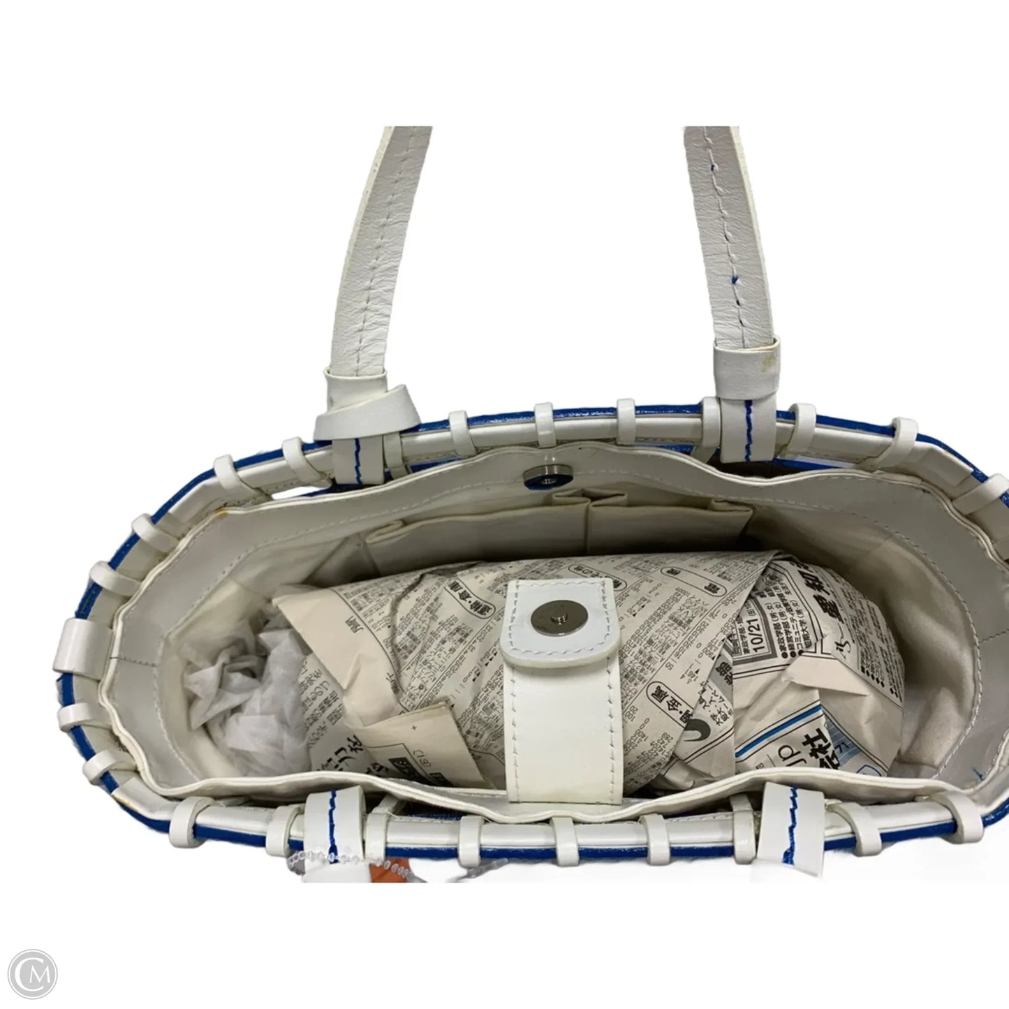 Handbag Leather By Clothes Mentor, Size: Medium