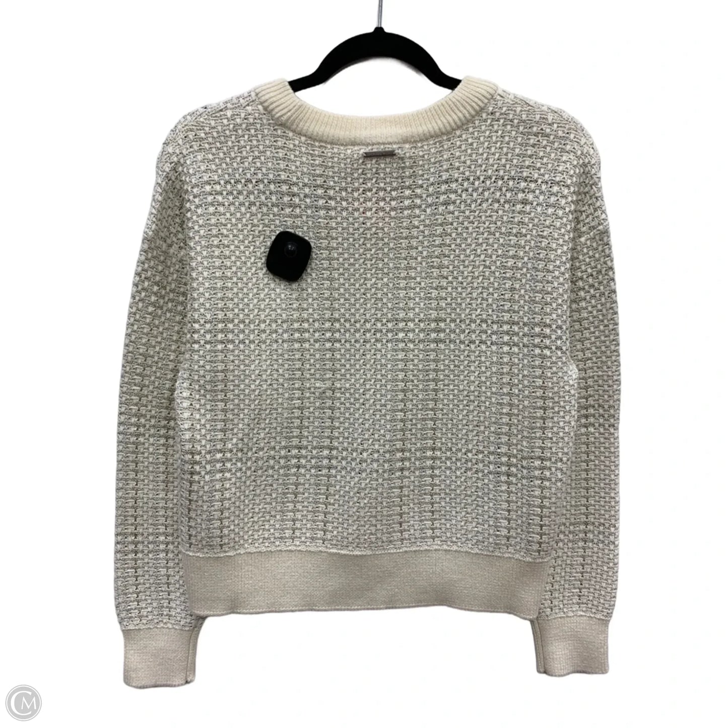 Sweater By Michael By Michael Kors In Cream & Silver, Size: Xs