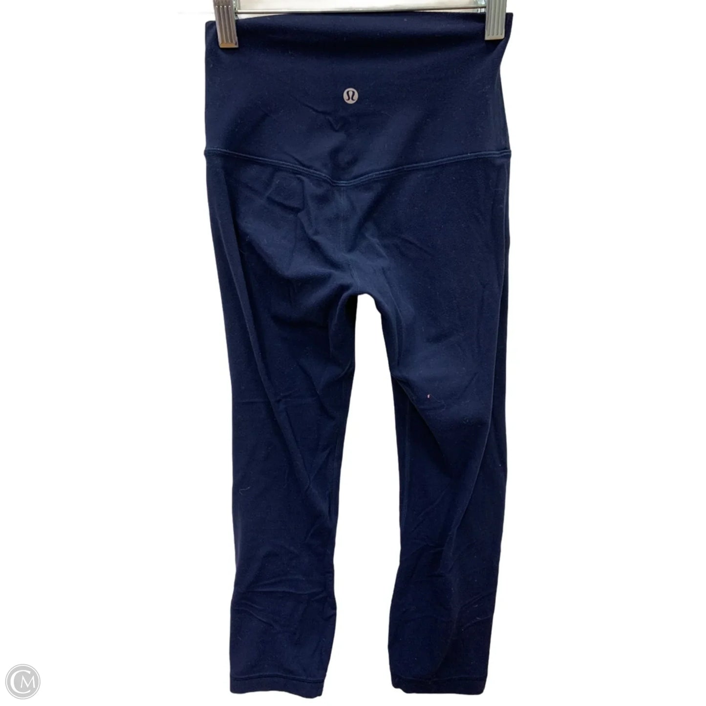 Athletic Leggings Capris By Lululemon In Navy, Size: S