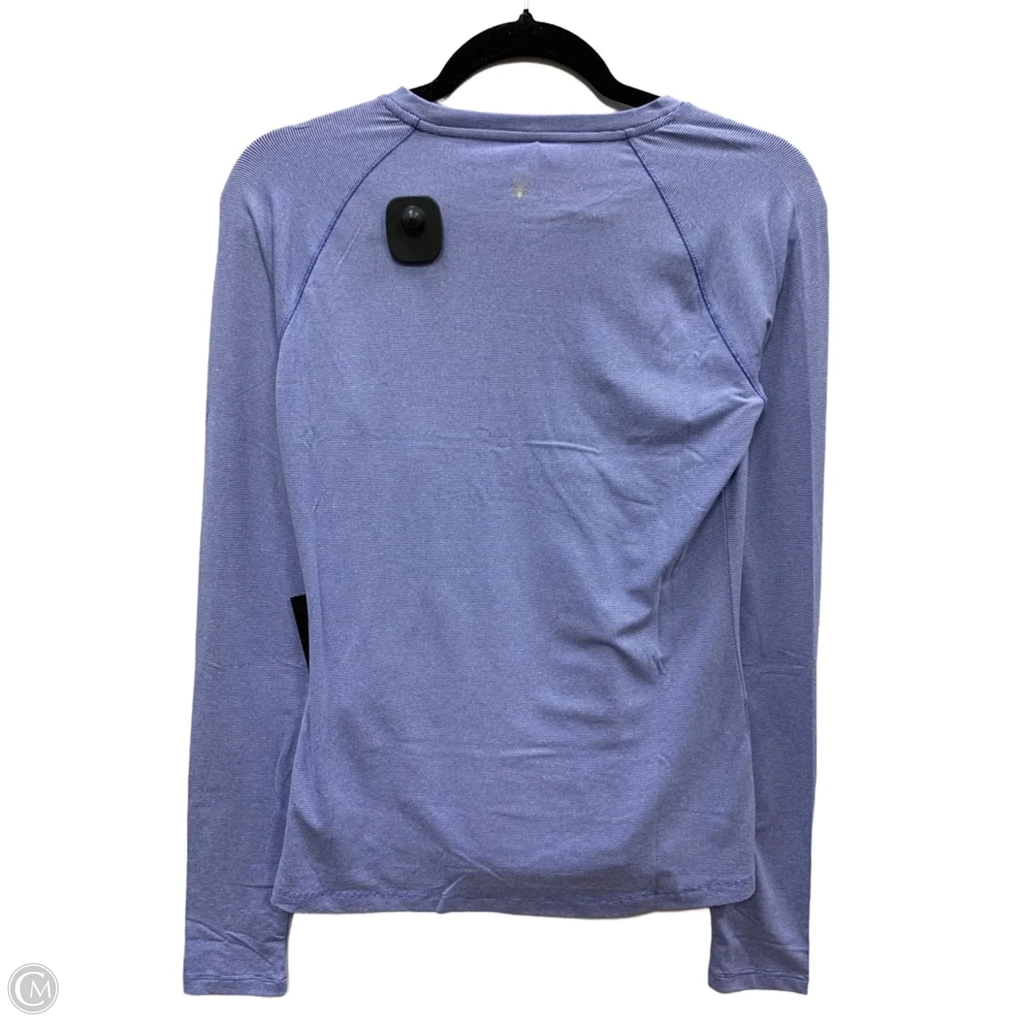 Athletic Top Long Sleeve Crewneck By Spyder In Blue, Size: S