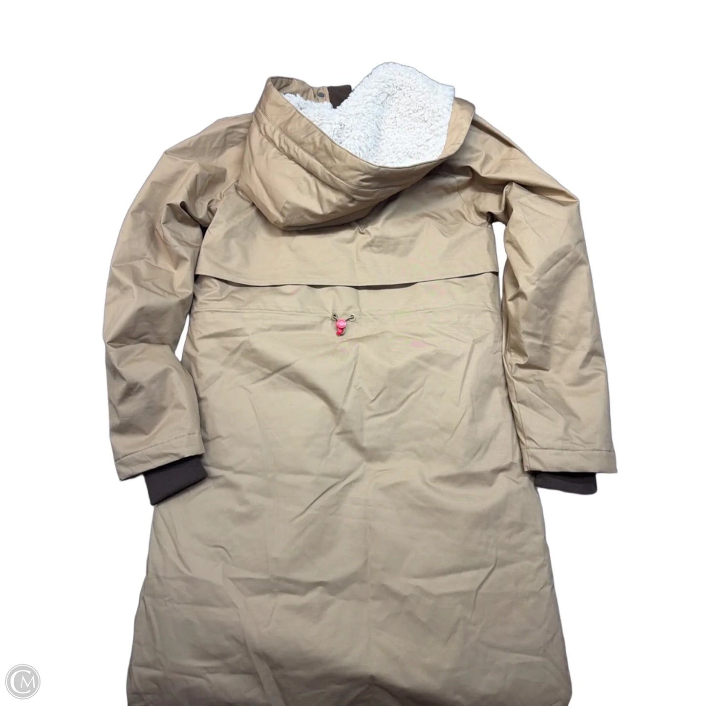 Coat Designer By Hunter In Tan, Size: Xs