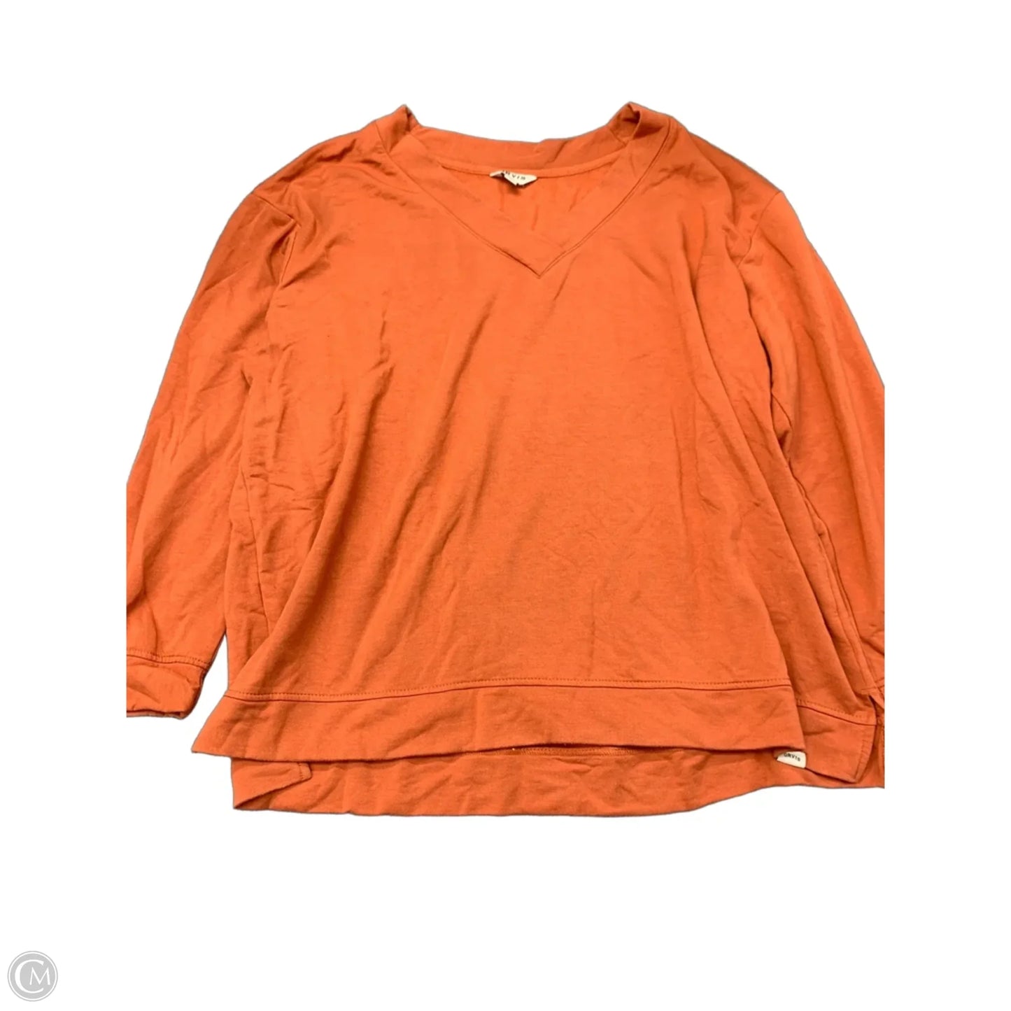 Sweater By Orvis In Orange, Size: Xxl