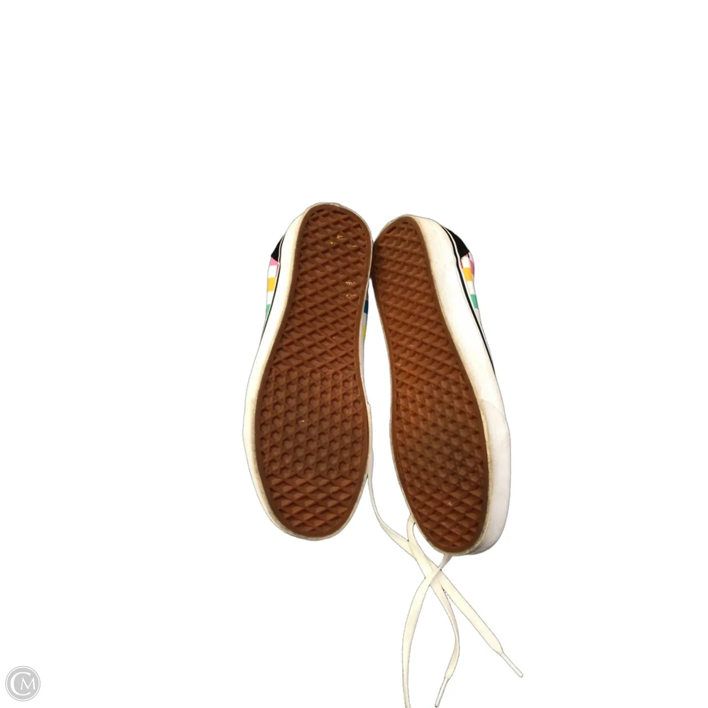 Shoes Flats By Vans In Black, Size: 10