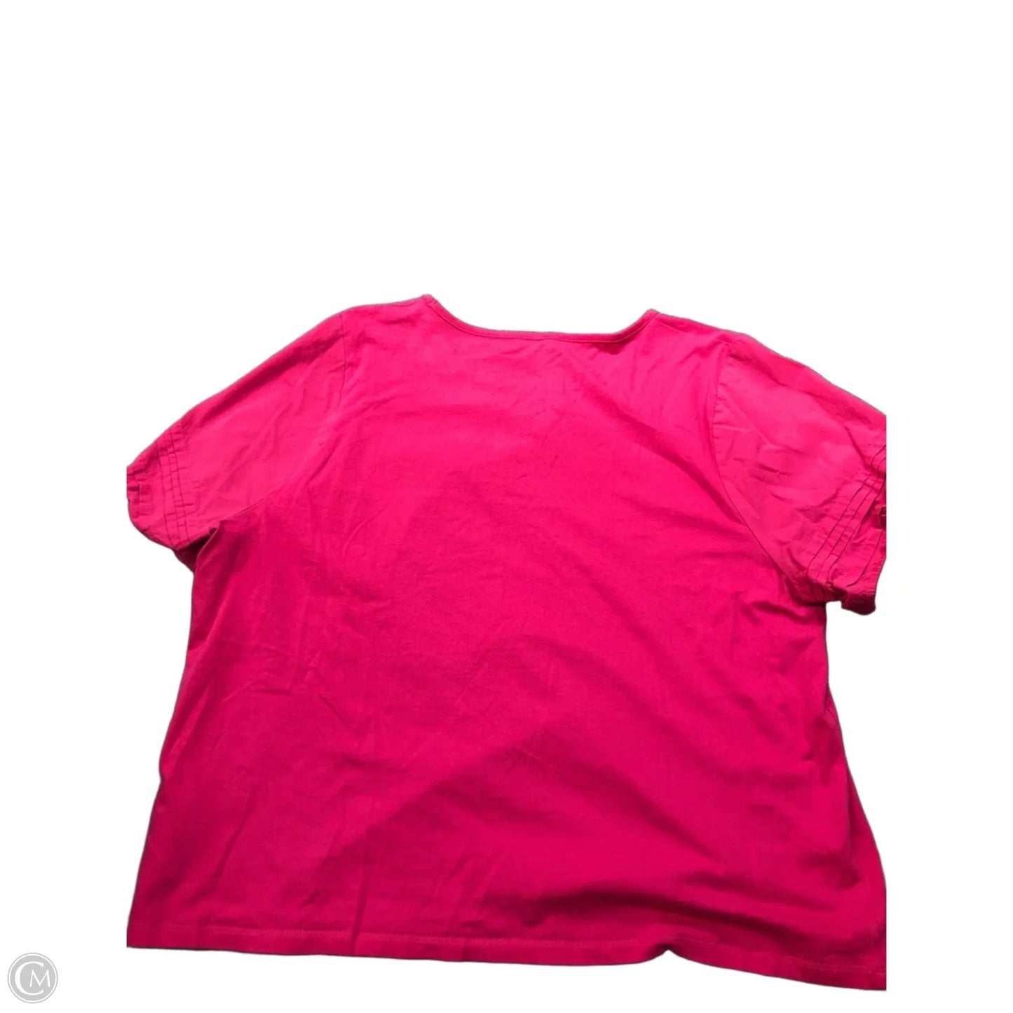 Top Short Sleeve Basic By J. Crew In Pink, Size: 2x