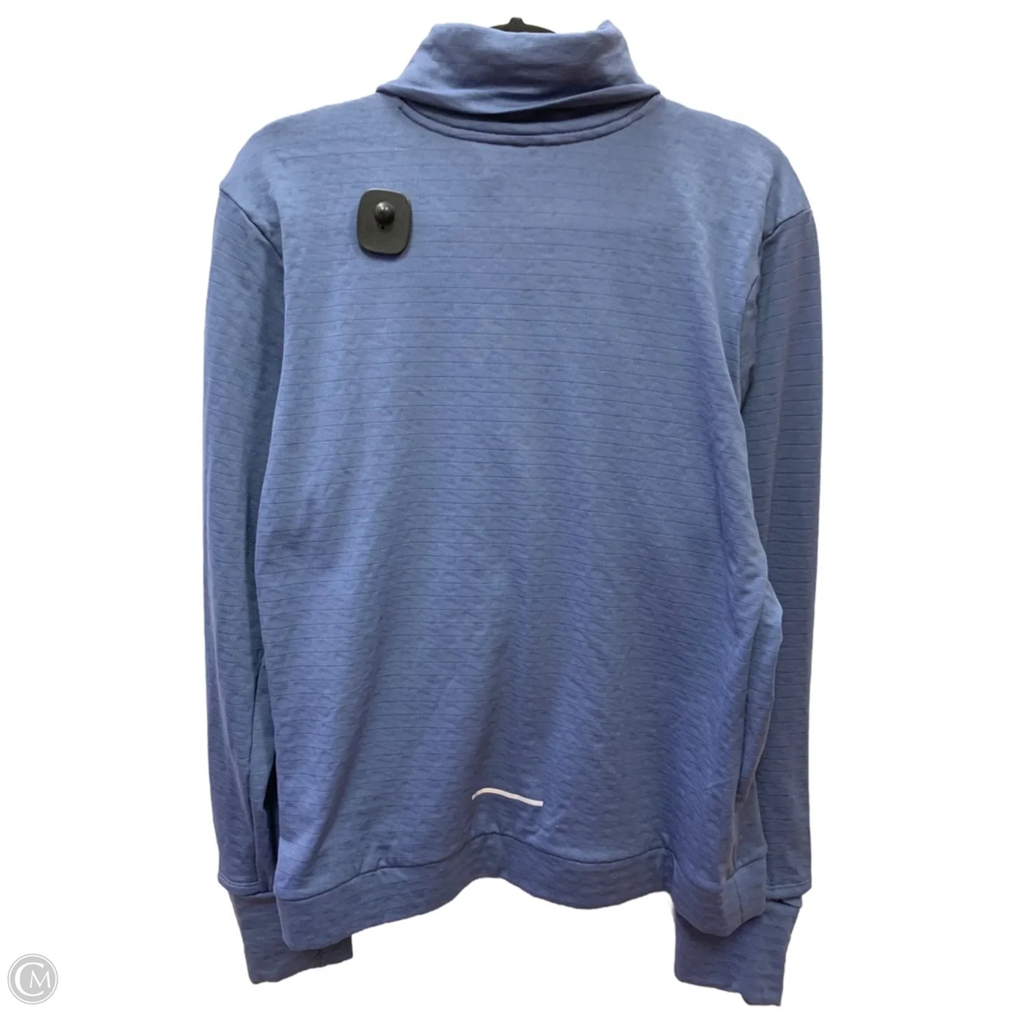 Sweatshirt Collar By Nike In Blue, Size: Xl