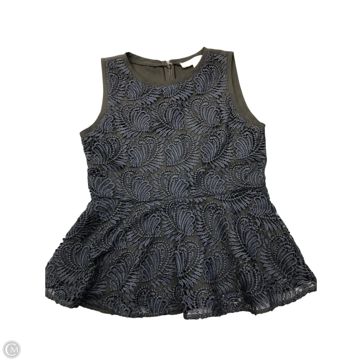 Top Sleeveless By Loft In Black, Size: 0
