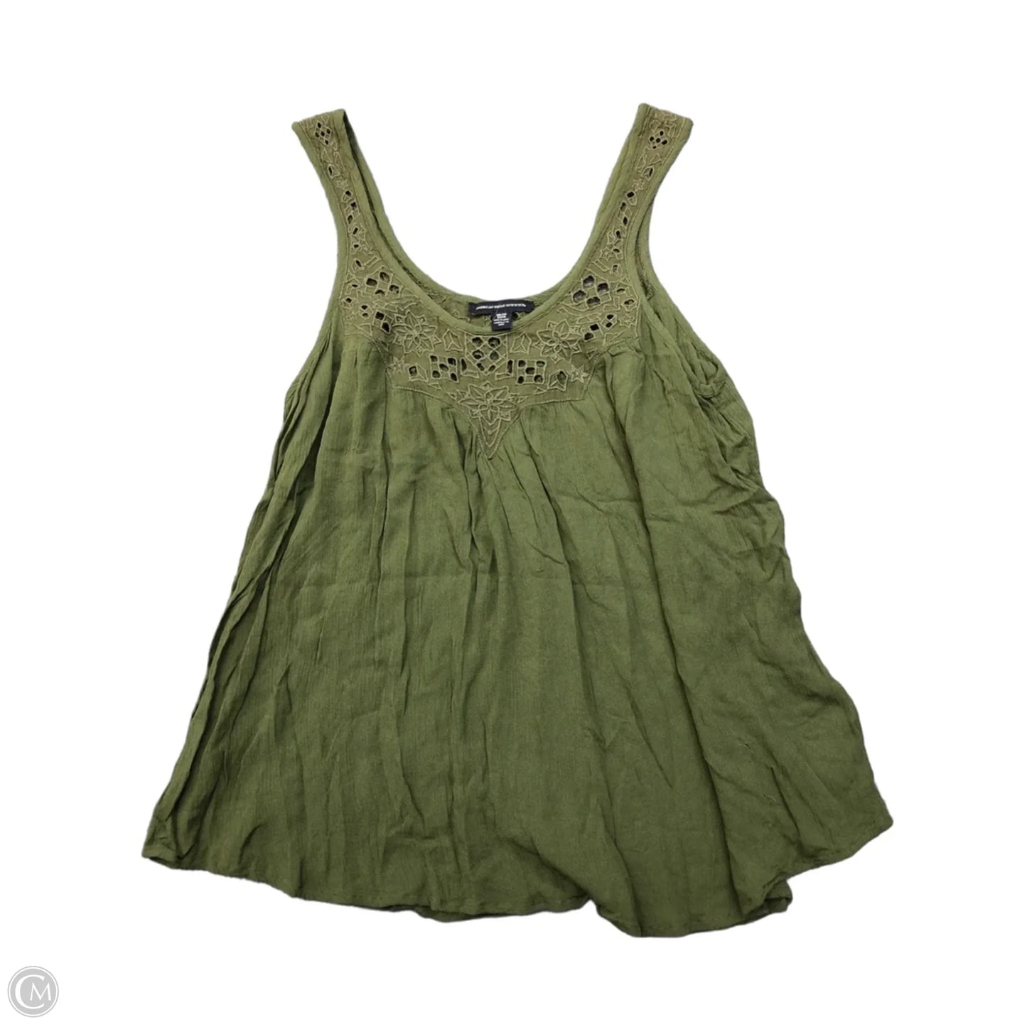 Tank Top By American Eagle In Green, Size: Xs