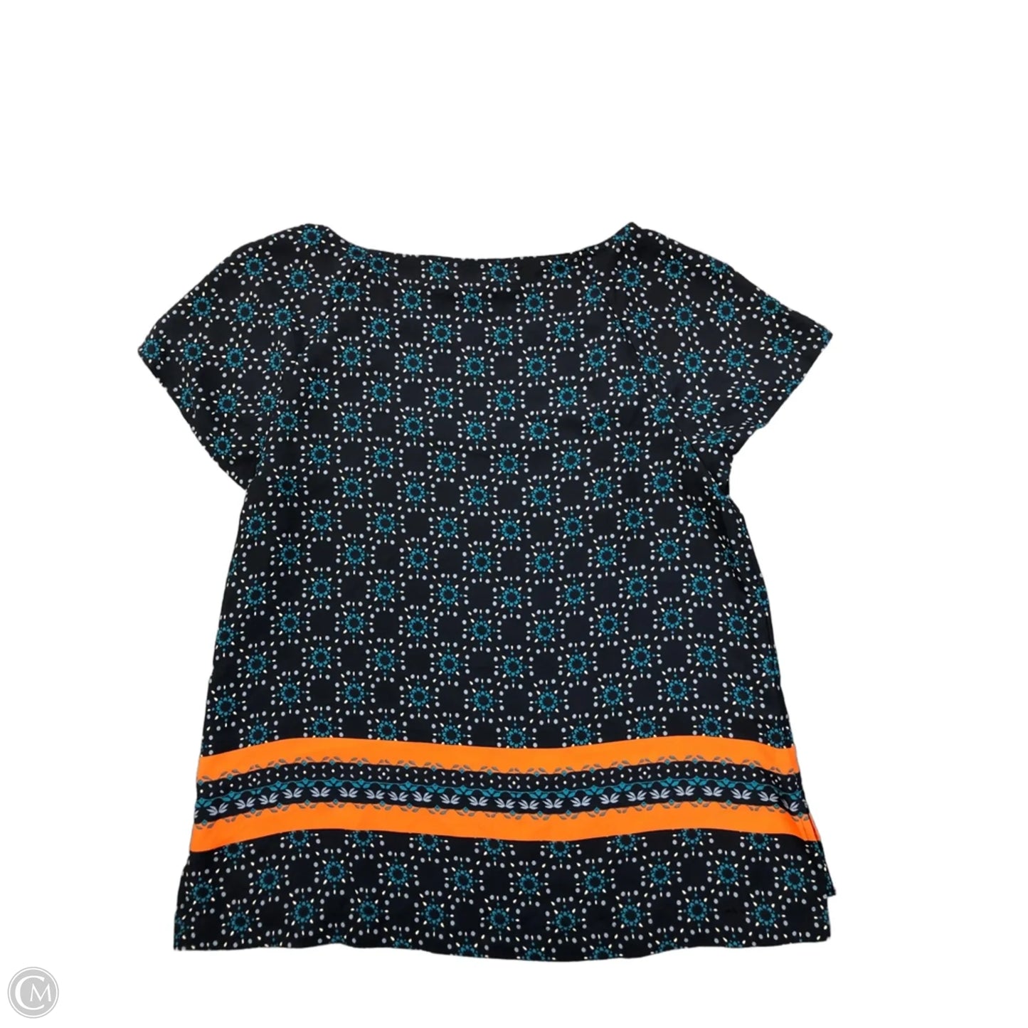 Top Short Sleeve By Loft In Blue, Size: Xxs