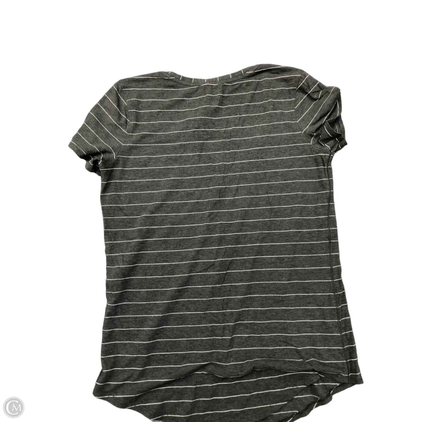 Top Short Sleeve By Lululemon In Grey, Size: 4