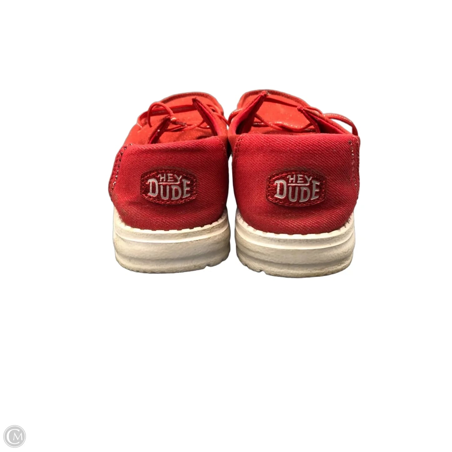 Shoes Flats By Hey Dude In Red, Size: 8