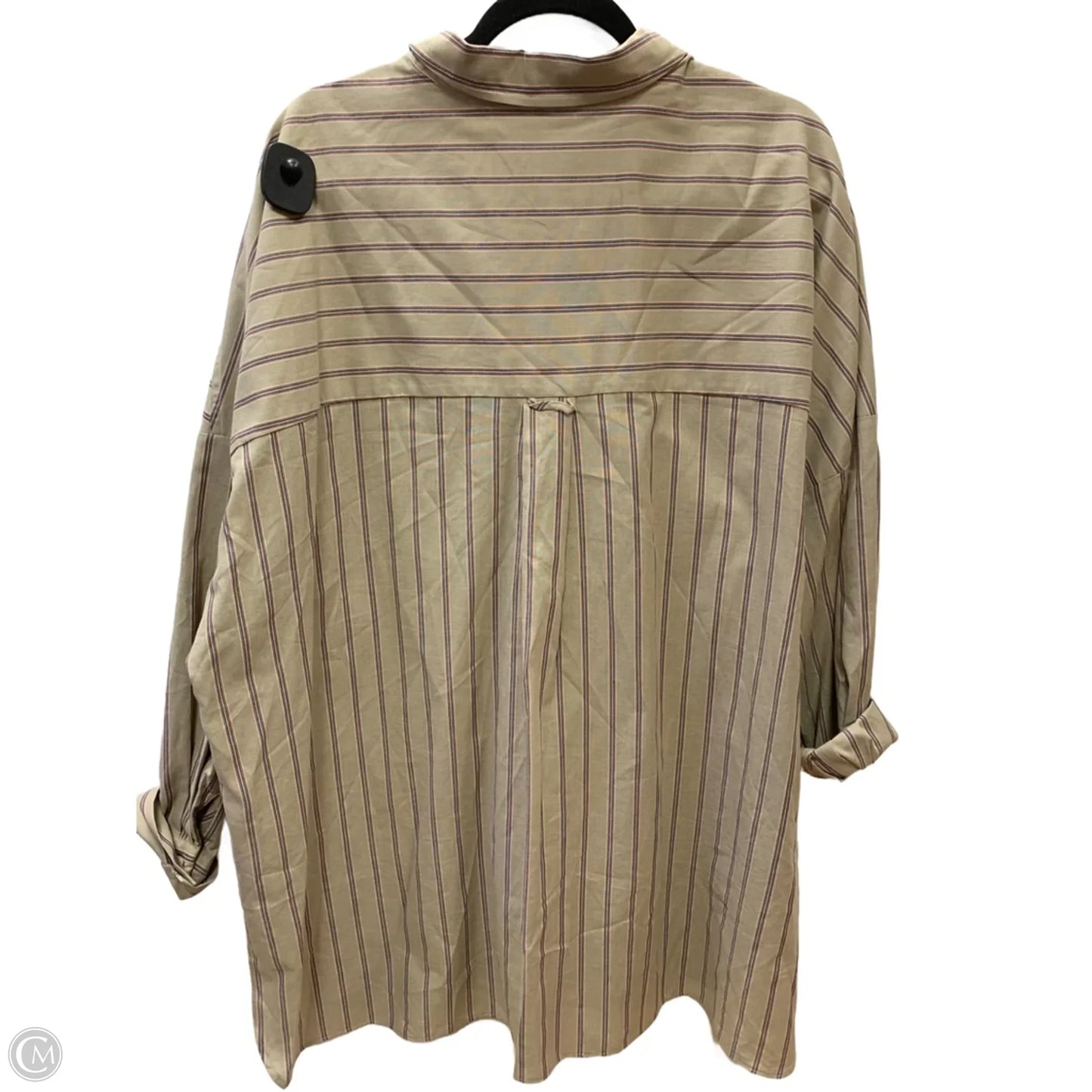 Top Long Sleeve By Pilcro In Tan, Size: Xl