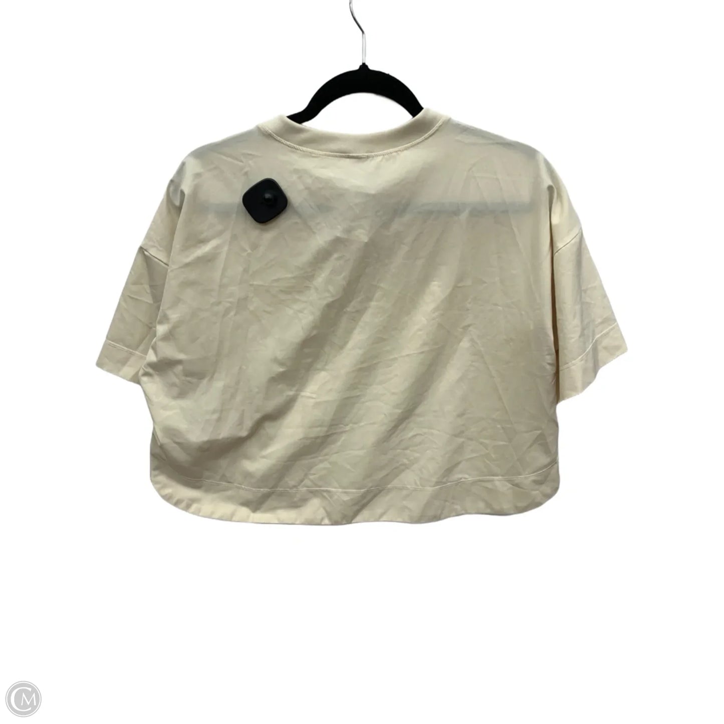 Athletic Top Short Sleeve By Old Navy In Tan, Size: S