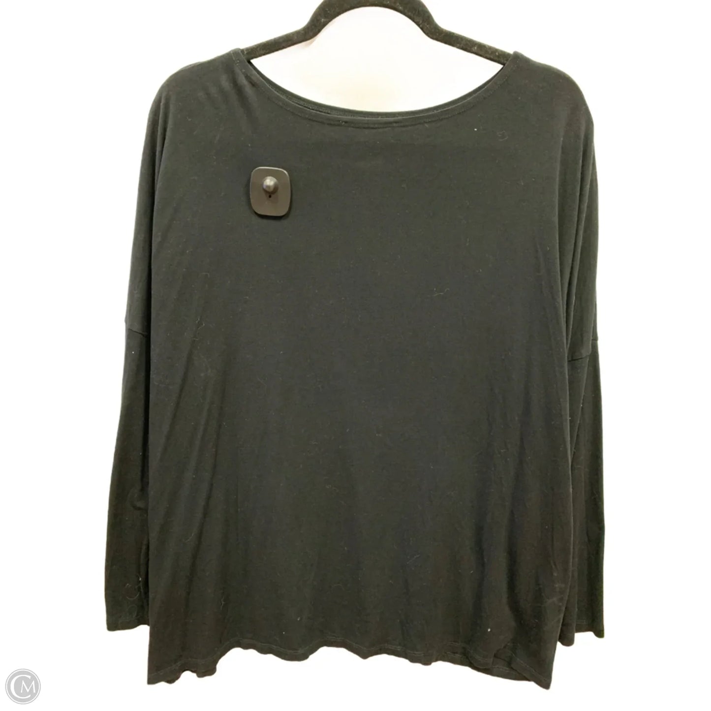 Top Long Sleeve By Clothes Mentor In Black, Size: 3x