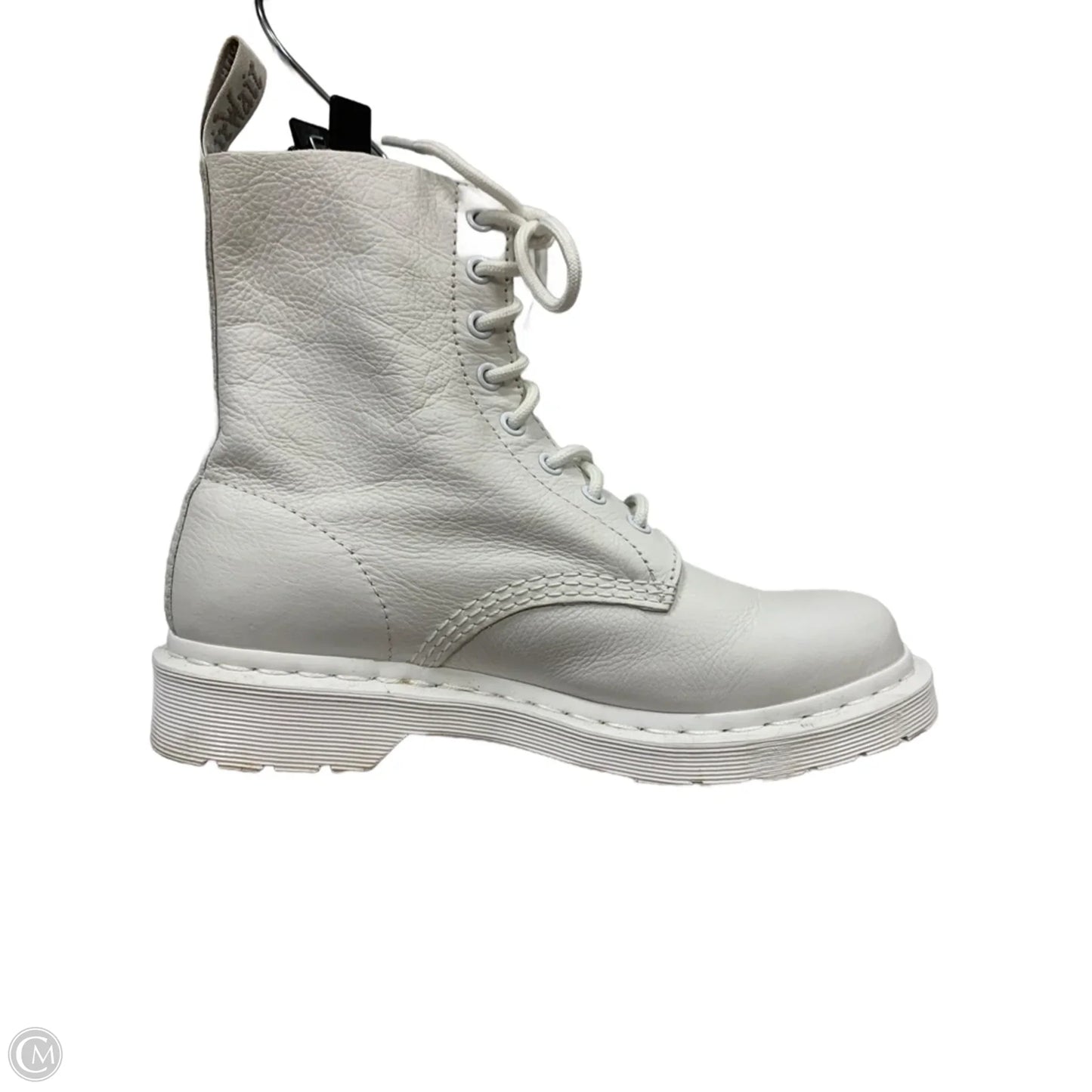 Boots Combat By Dr Martens In White, Size: 9