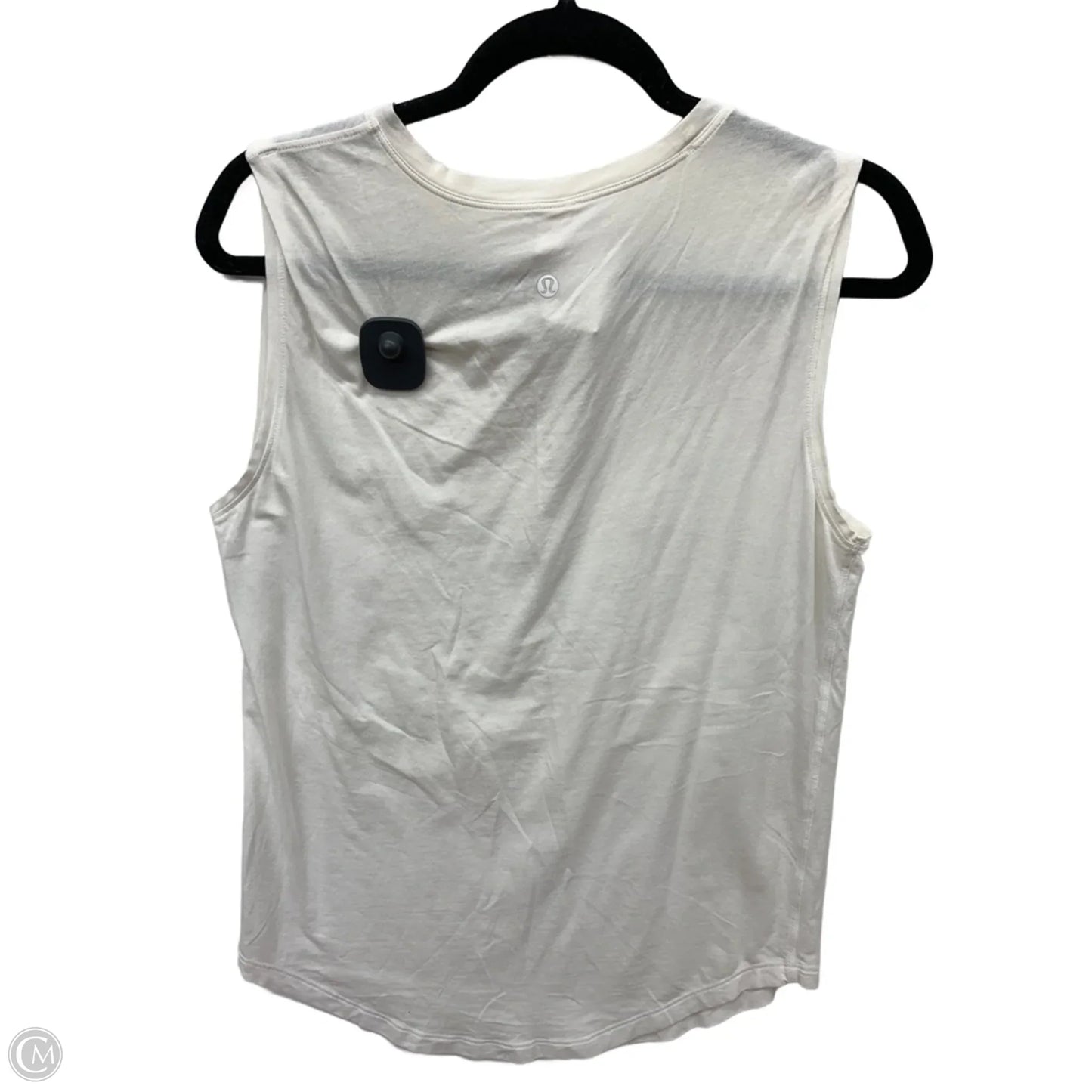 Athletic Tank Top By Lululemon In White, Size: S