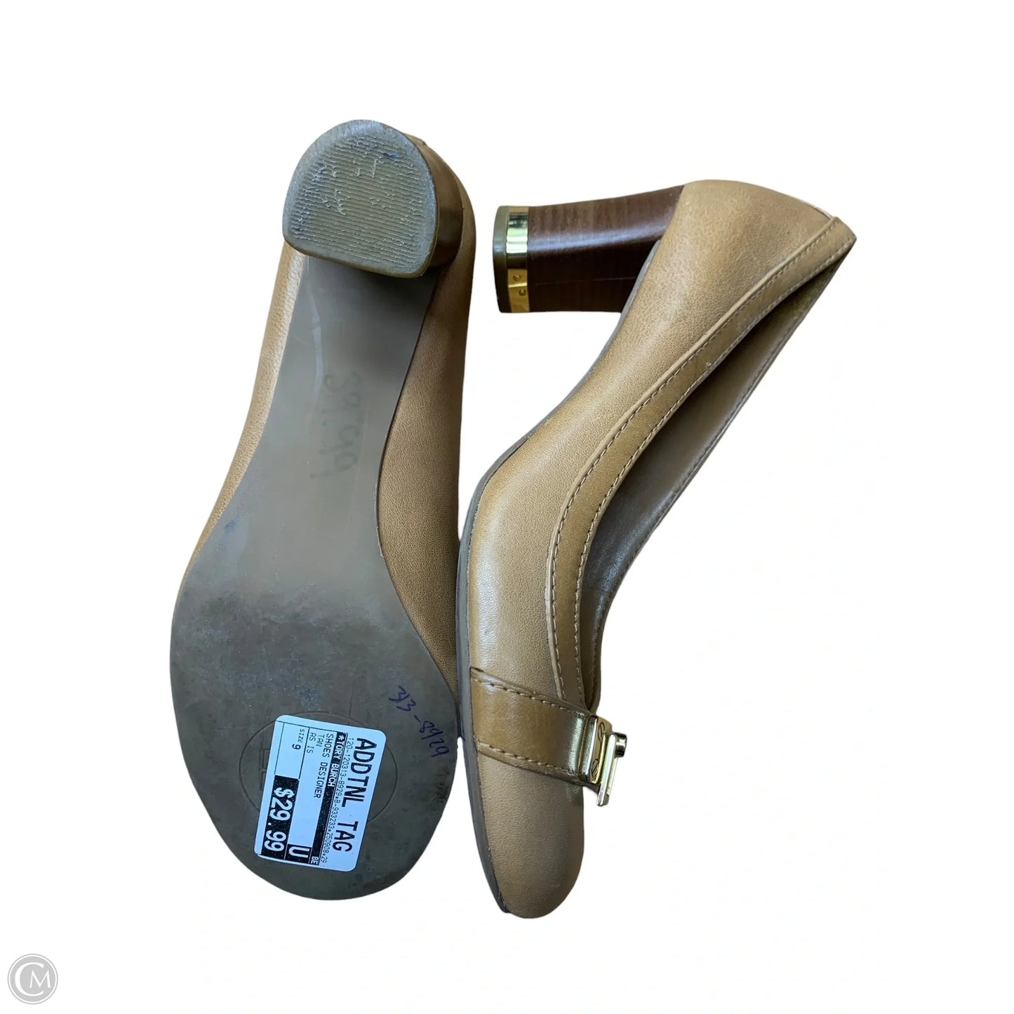 Shoes Designer By Tory Burch In Tan, Size: 9