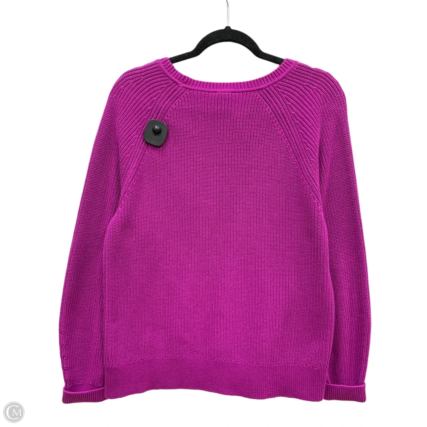 Sweater By Talbots In Purple, Size: L