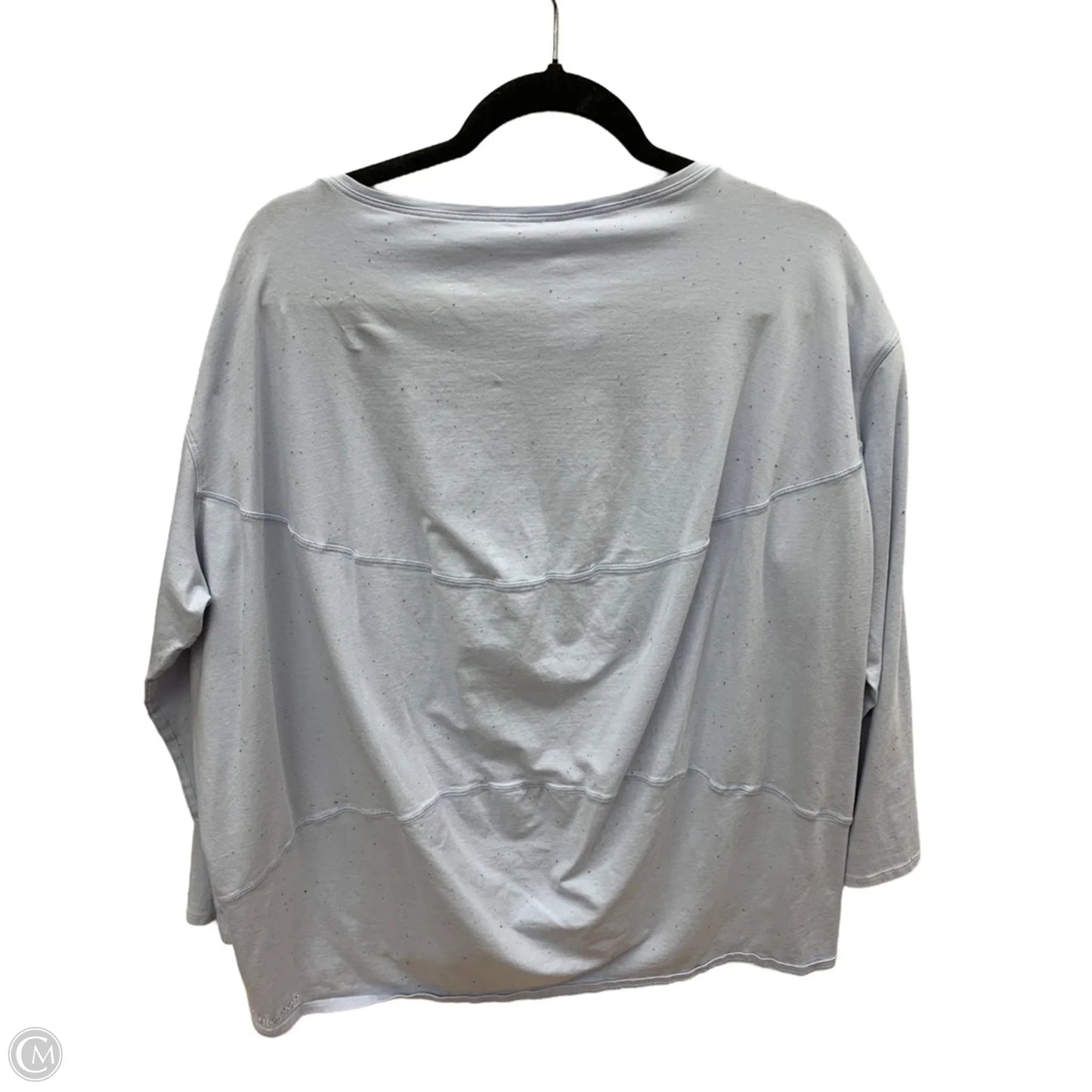 Athletic Top Long Sleeve Crewneck By Lululemon In Blue, Size: L