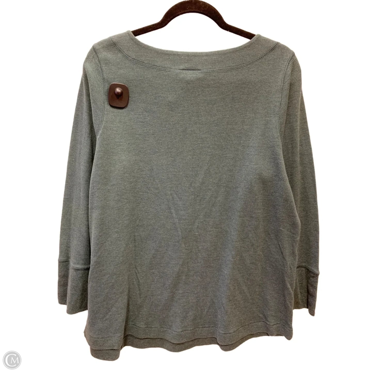 Top Long Sleeve By J. Jill In Green, Size: Xl