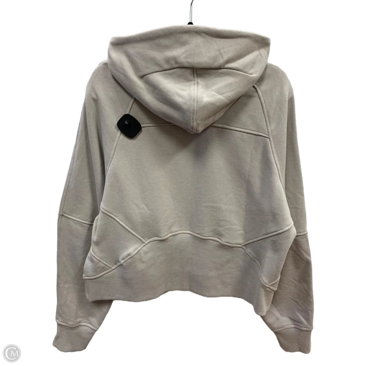 Sweatshirt Hoodie By Clothes Mentor In Tan, Size: 1x