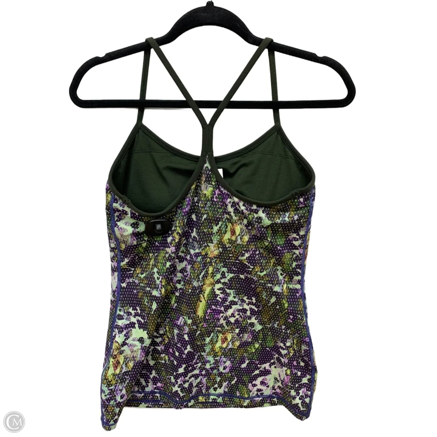 Athletic Tank Top By Lululemon In Grey & Purple, Size: S